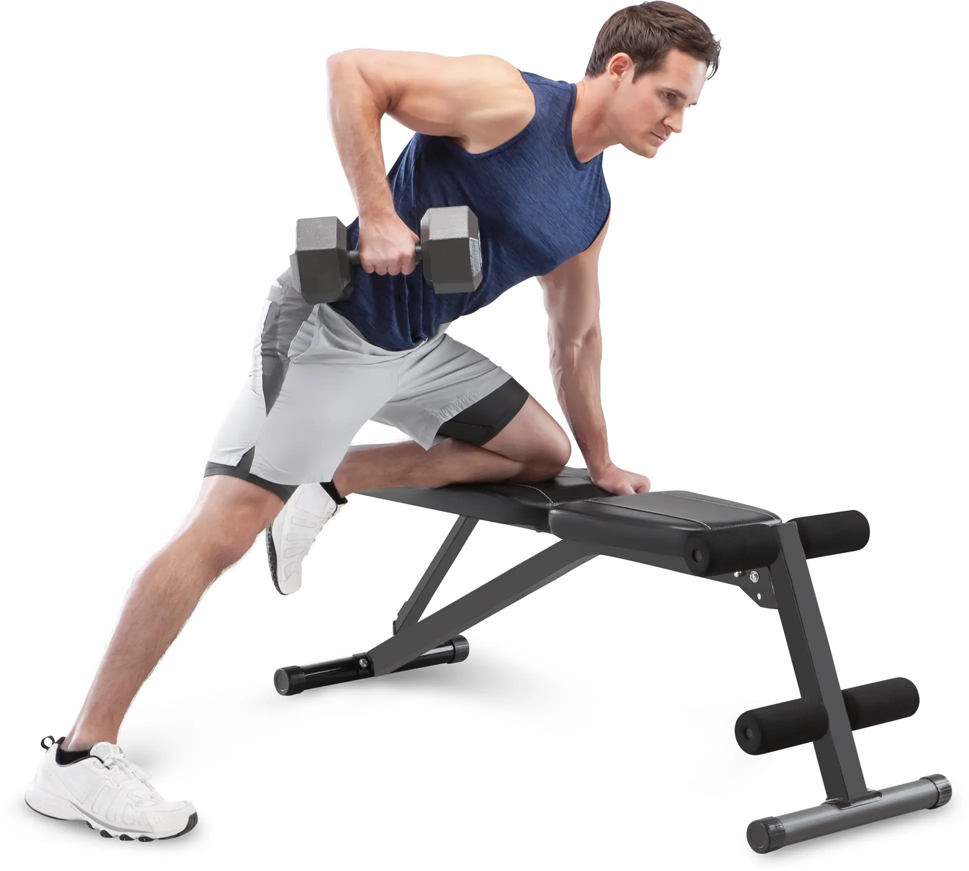 SB-10115 Impex Adjustable Black Weight Bench-8