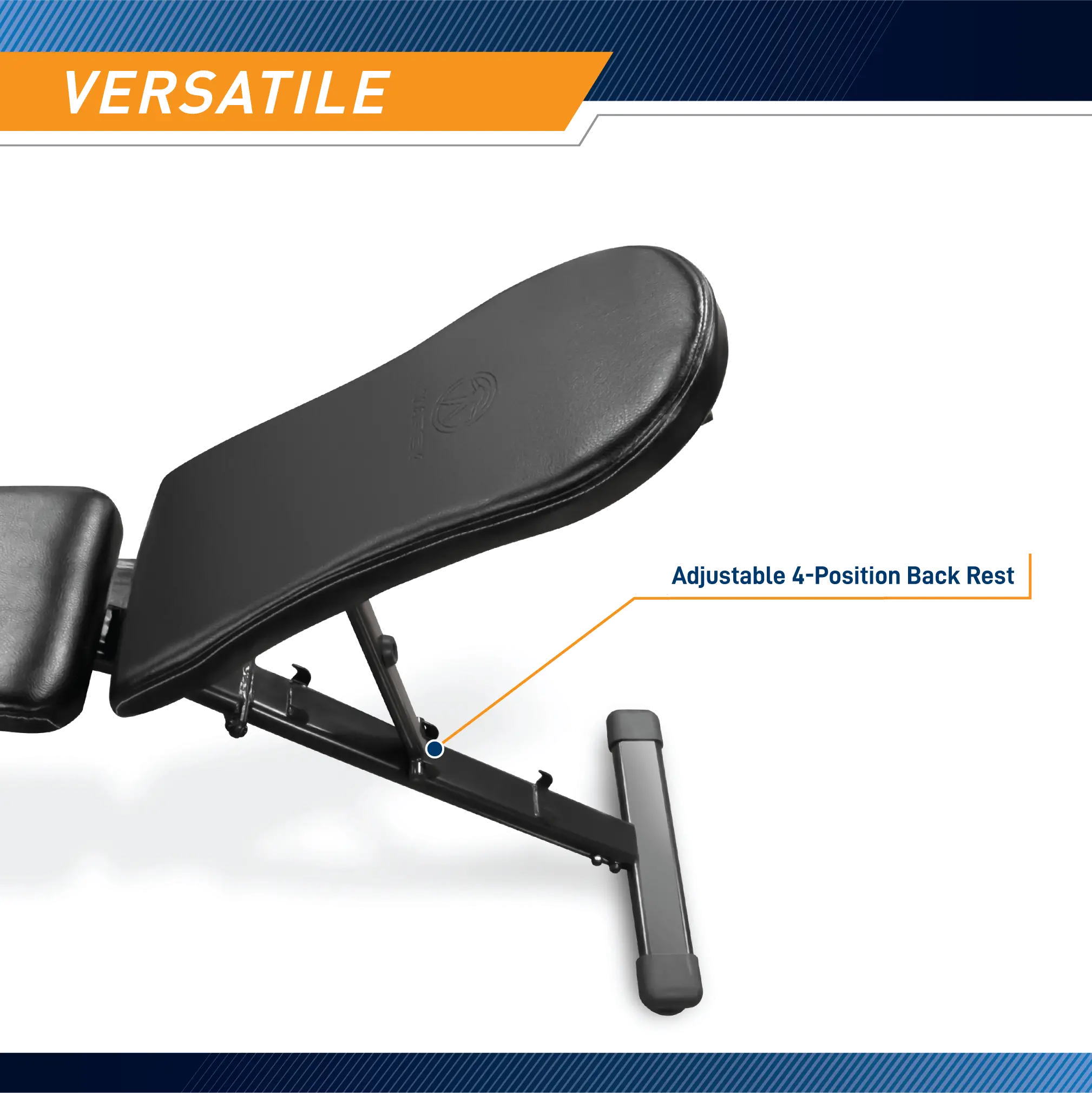 SB-228 Impex Black Adjustable Weight Bench-4