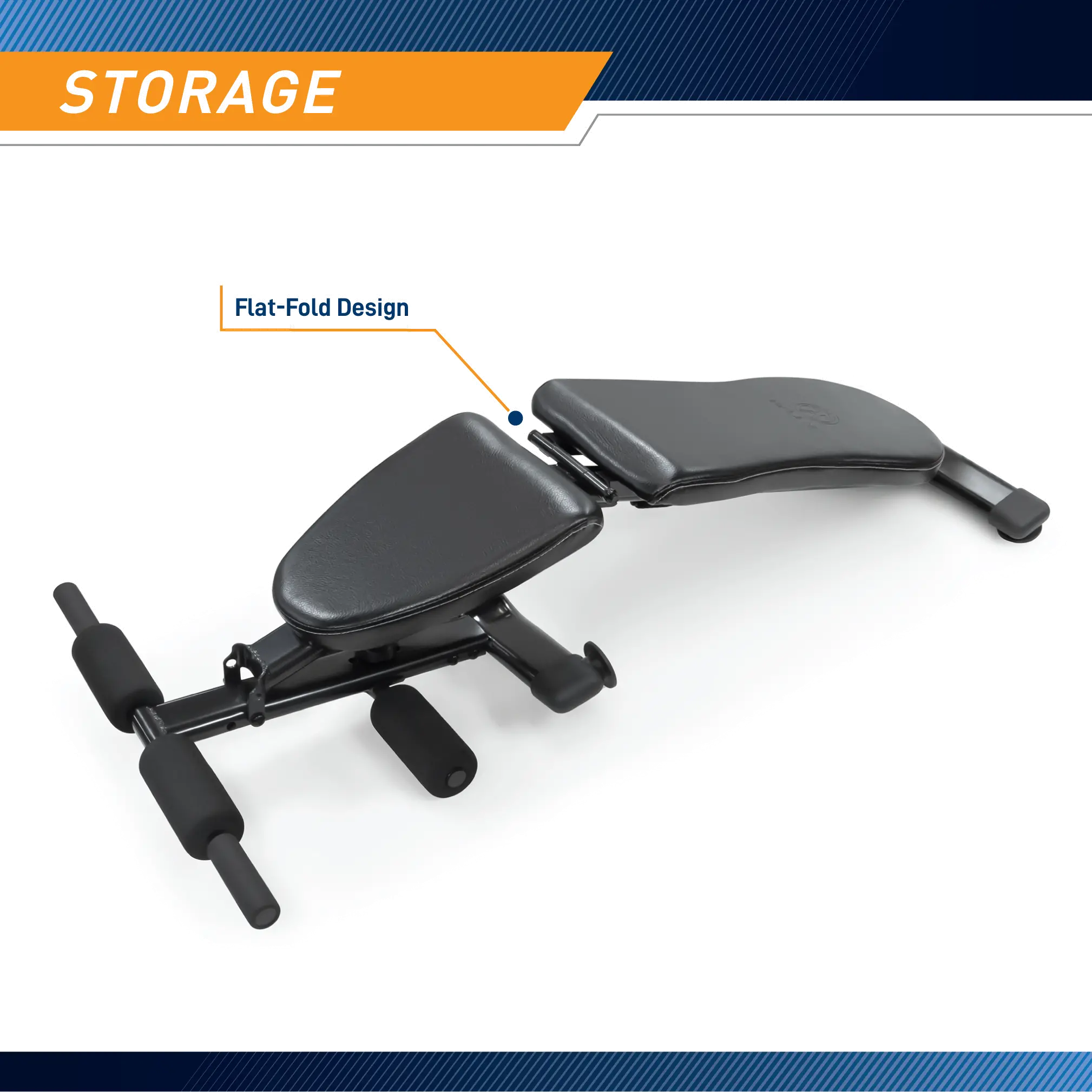 SB-228 Impex Black Adjustable Weight Bench-7