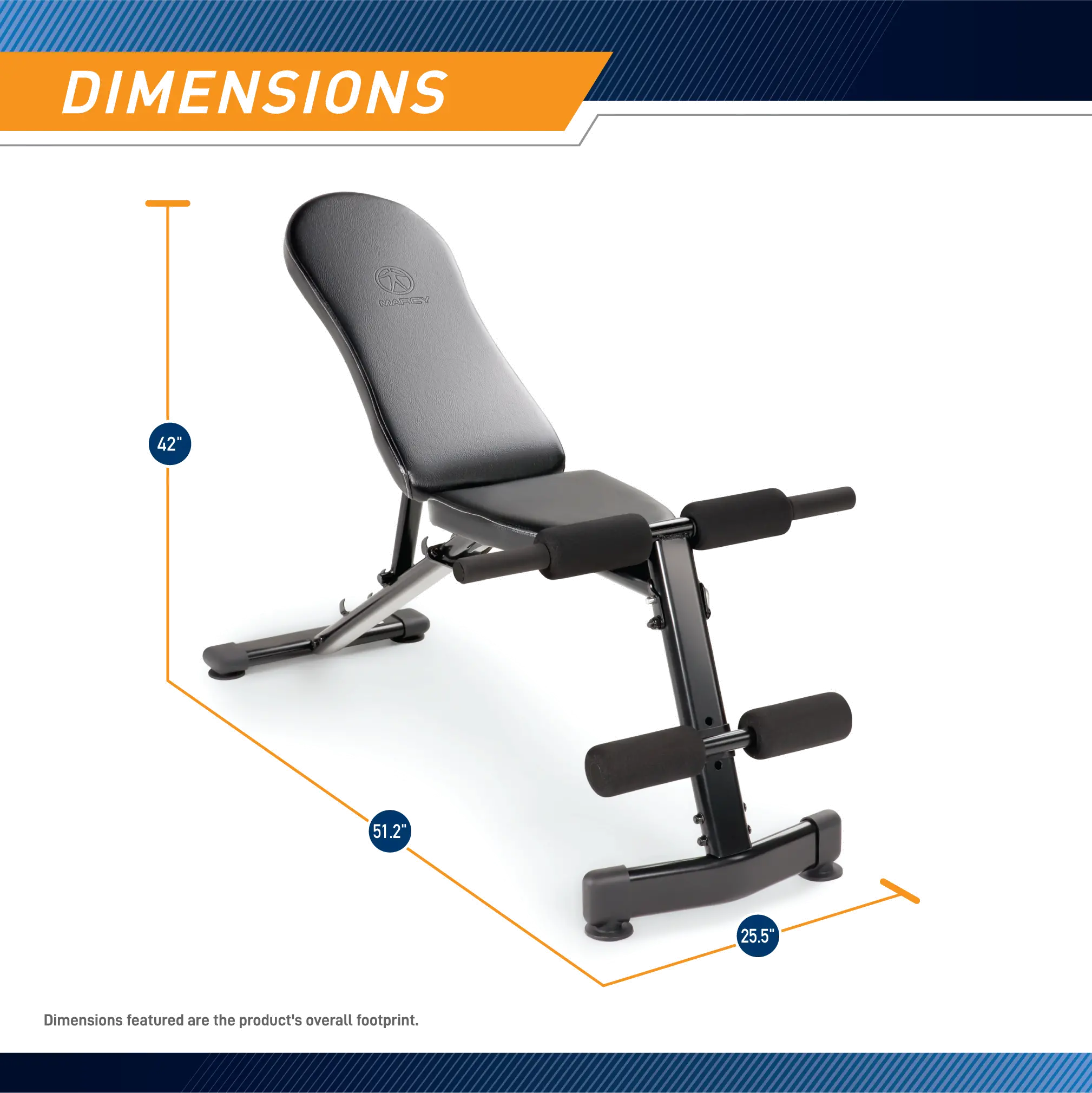 SB-228 Impex Black Adjustable Weight Bench-8