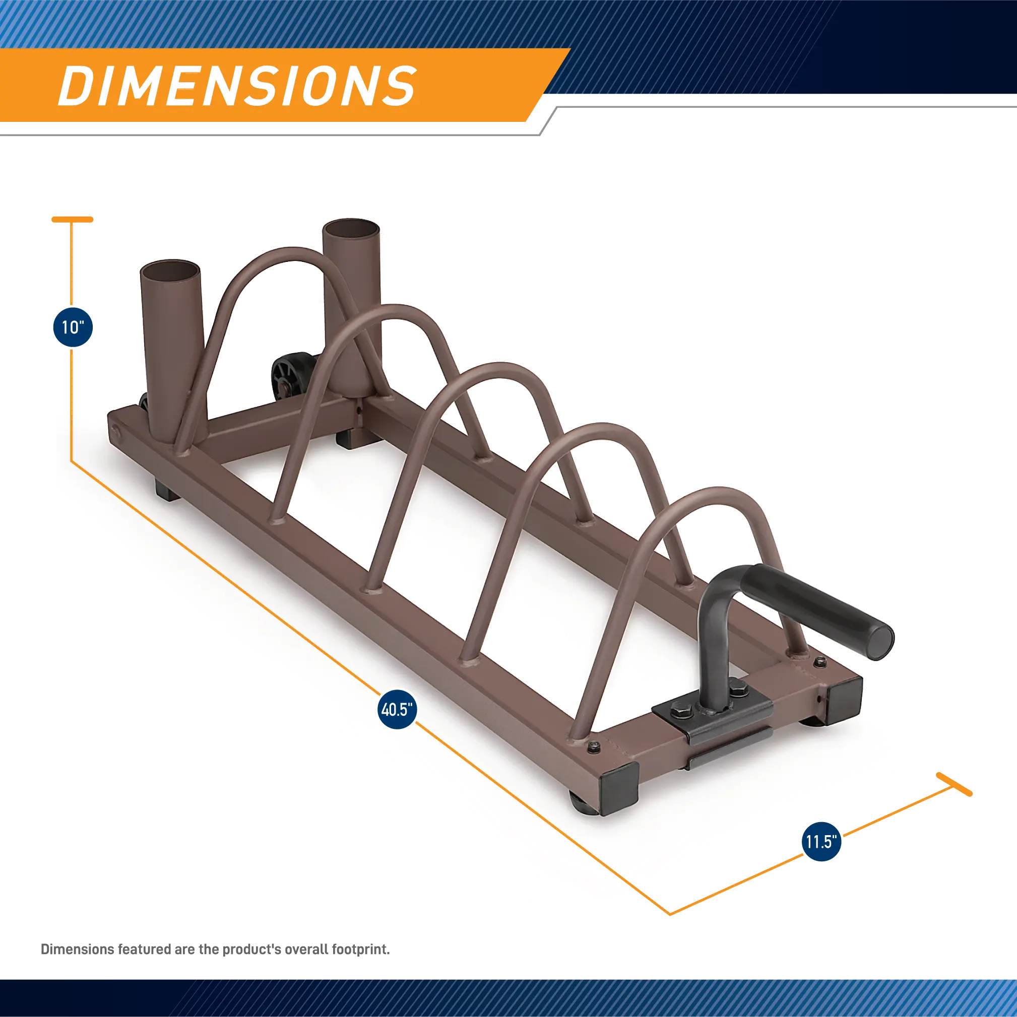 STB-0130 Steelbody Olympic Weight Rack Organizer-2