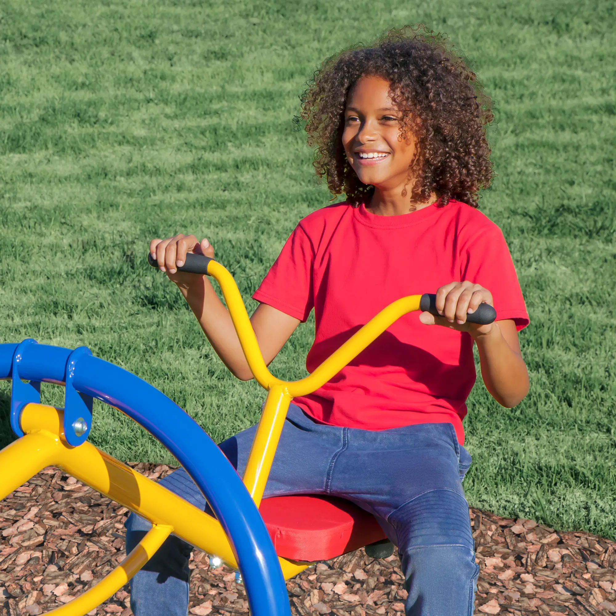 TT-210 Gym Dandy Teeter-Totter Seesaw Playground Set-10