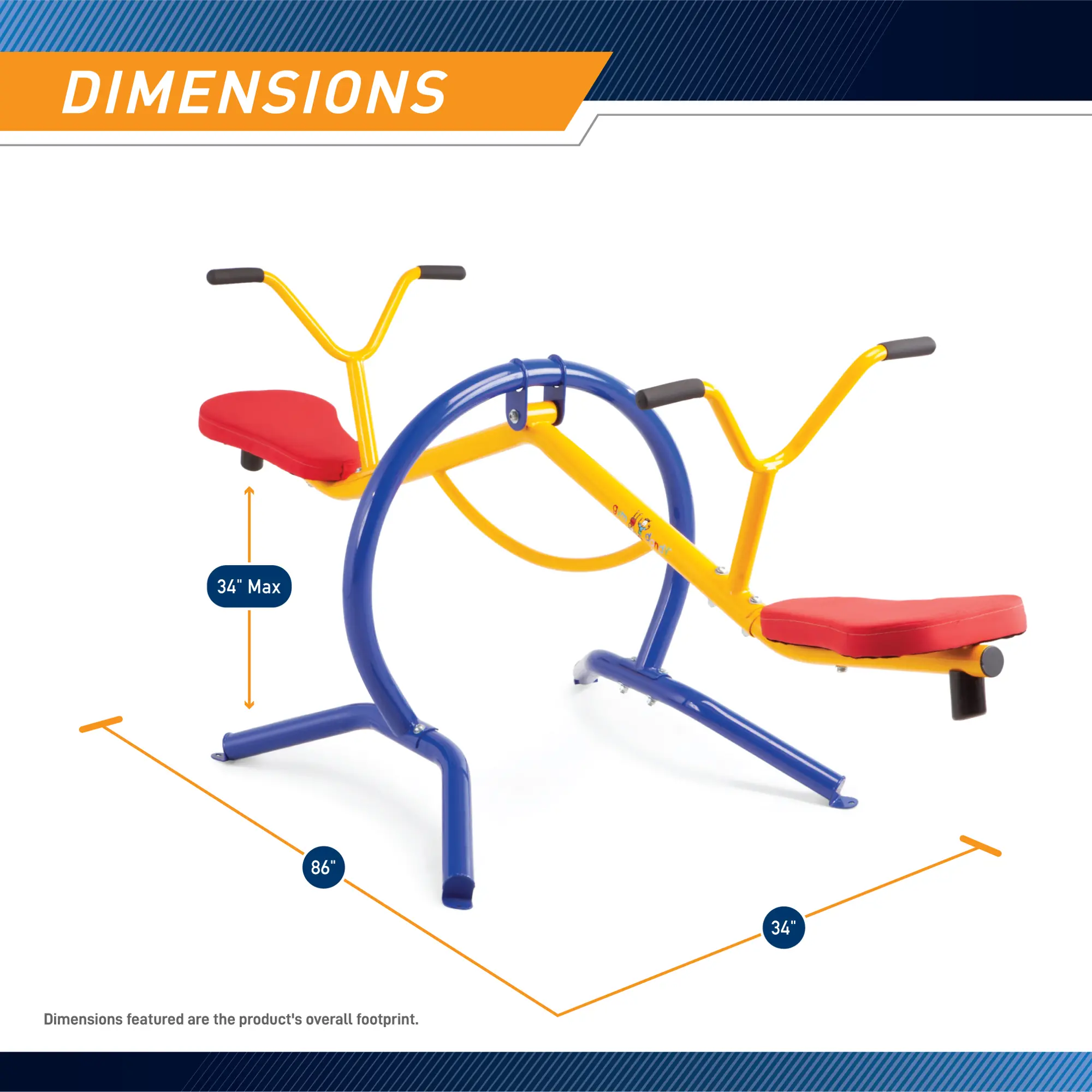 Gym Dandy Teeter-Totter Seesaw Playground Set | RC Willey