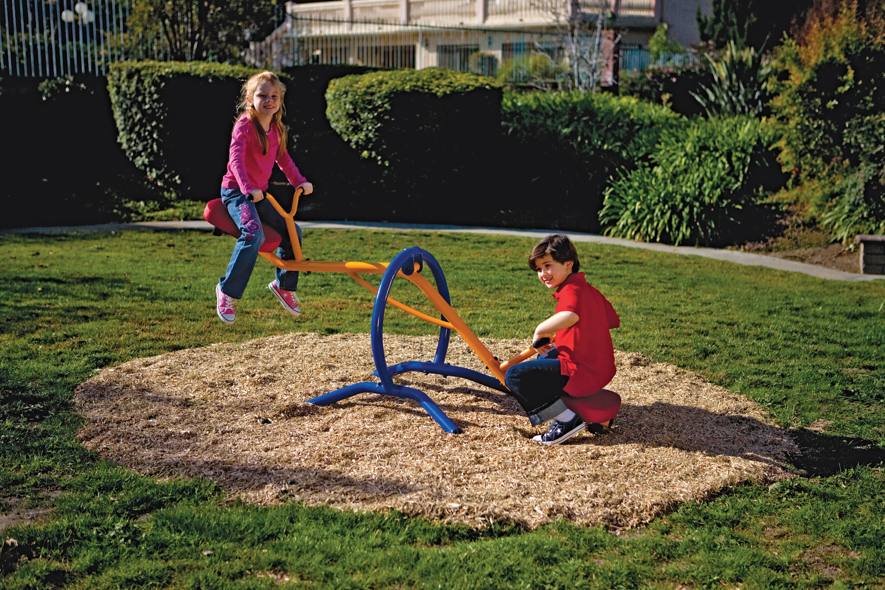 TT-210 Gym Dandy Teeter-Totter Seesaw Playground Set-8