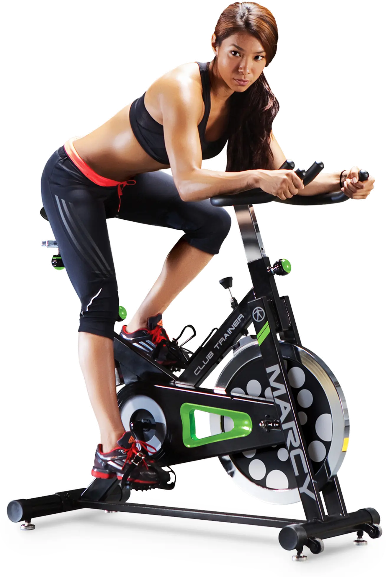 XJ-3220 Marcy Club Revolution Black Stationary Bike-7