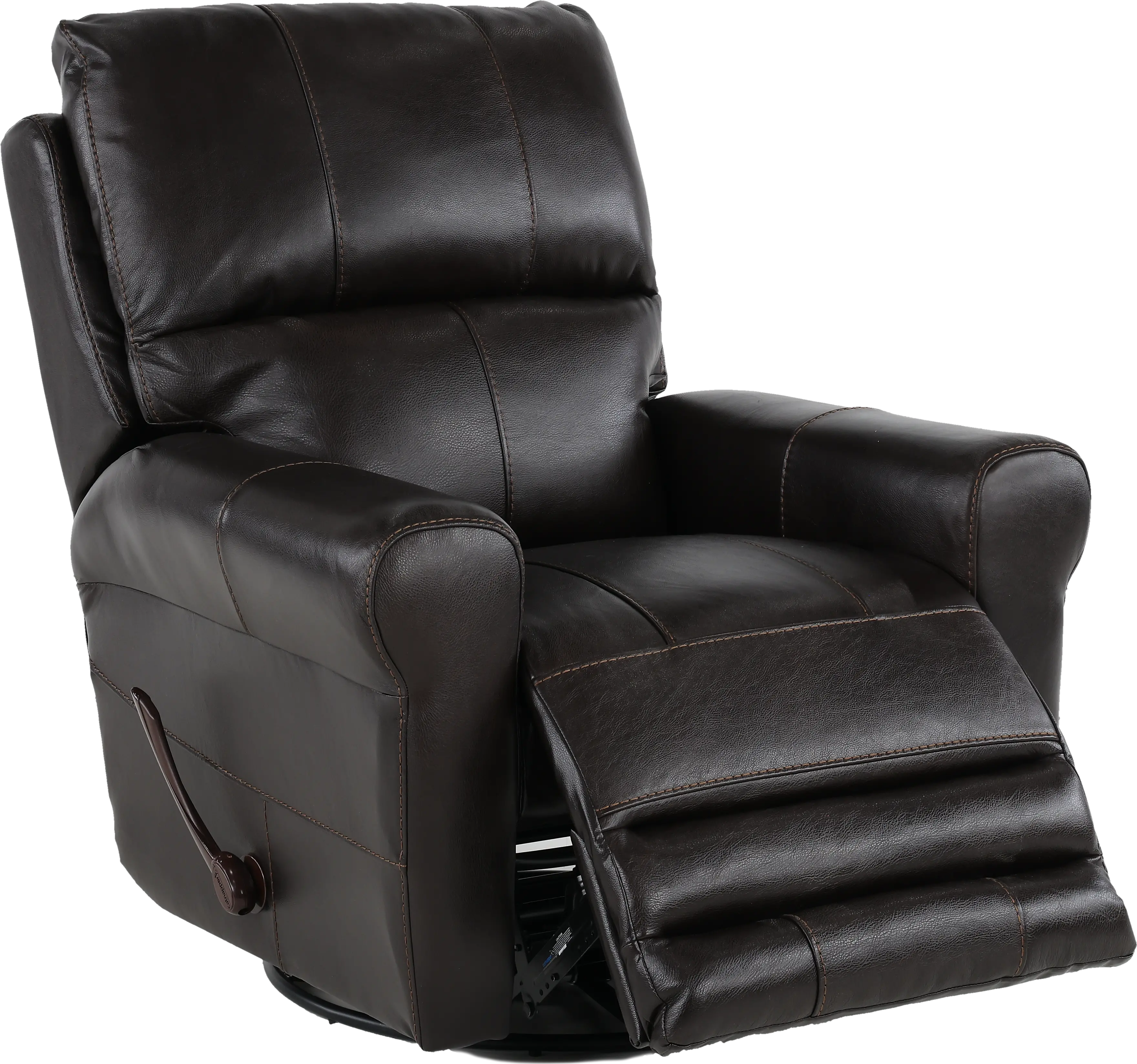 766-5/1283-09/3083-0 Hoffner Chocolate Swivel Glider Recliner-5