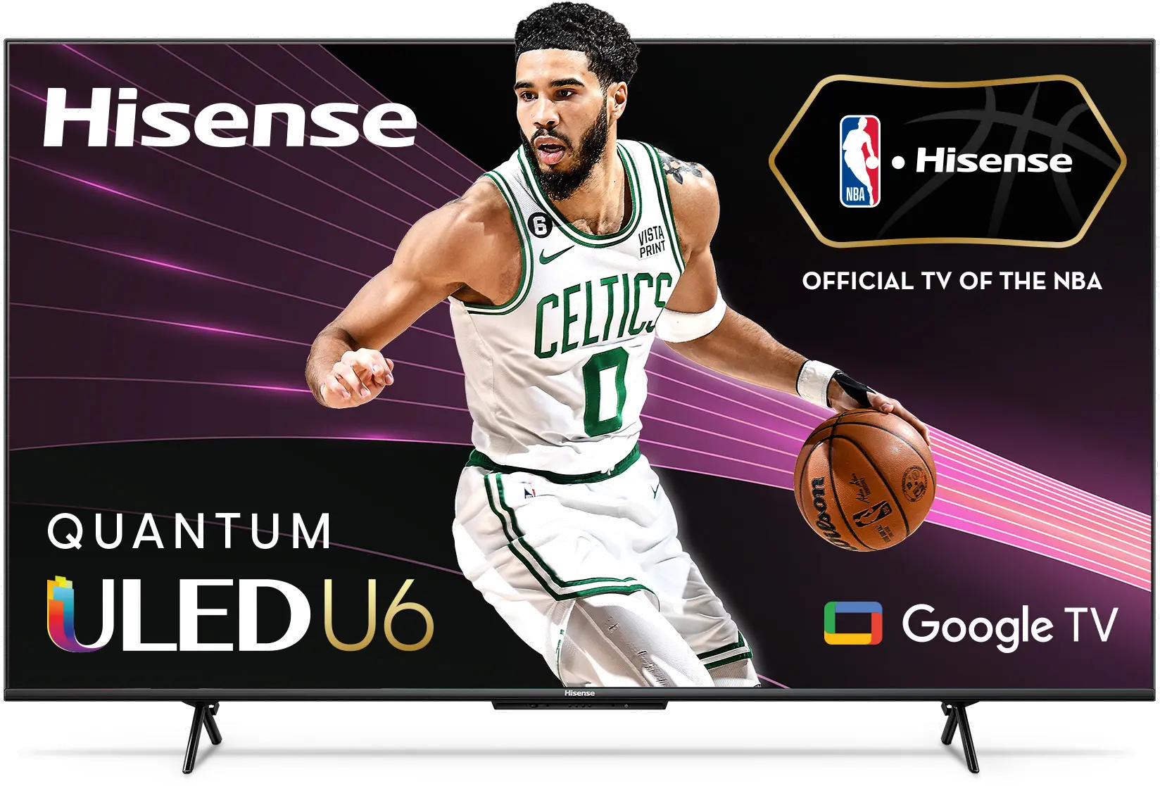 Hisense 55  U6H Series Quantum ULED 4K UHD Smart Google TV-1
