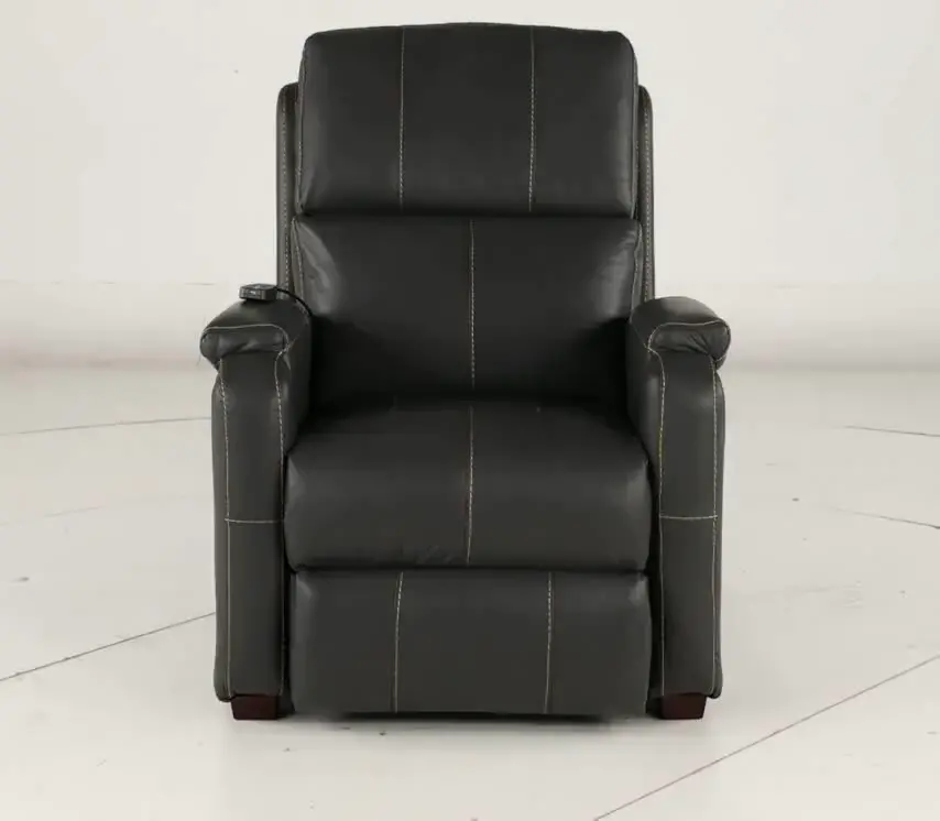 647957-7/1273/58-3073/5 Reliever Gunmetal Power Lay-Flat Recliner with Massage and Heat-14