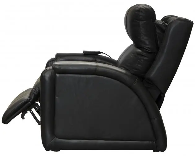 647957-7/1273/88-3073/8 Reliever Black Power Lay-Flat Recliner with Massage and Heat-2