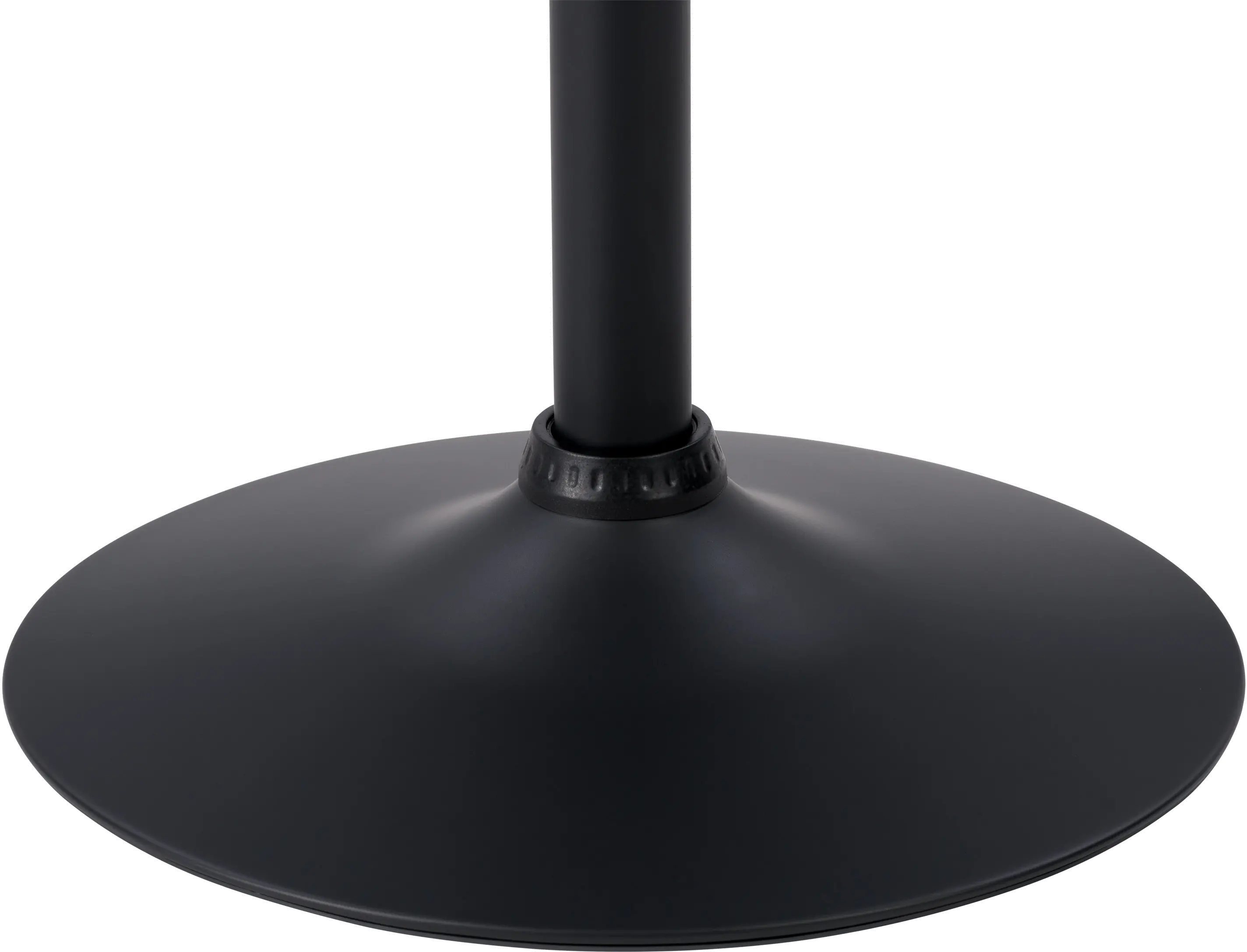 Black Square Adjustable Height Pedestal Table-5