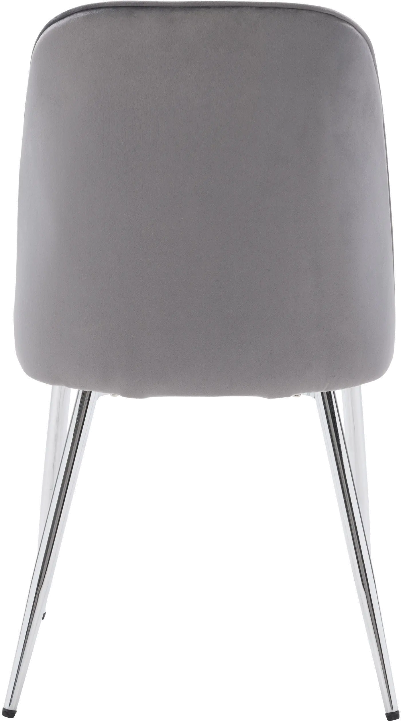 Nash Dark Gray Velvet Tufted Side Chair, Set of 2-4
