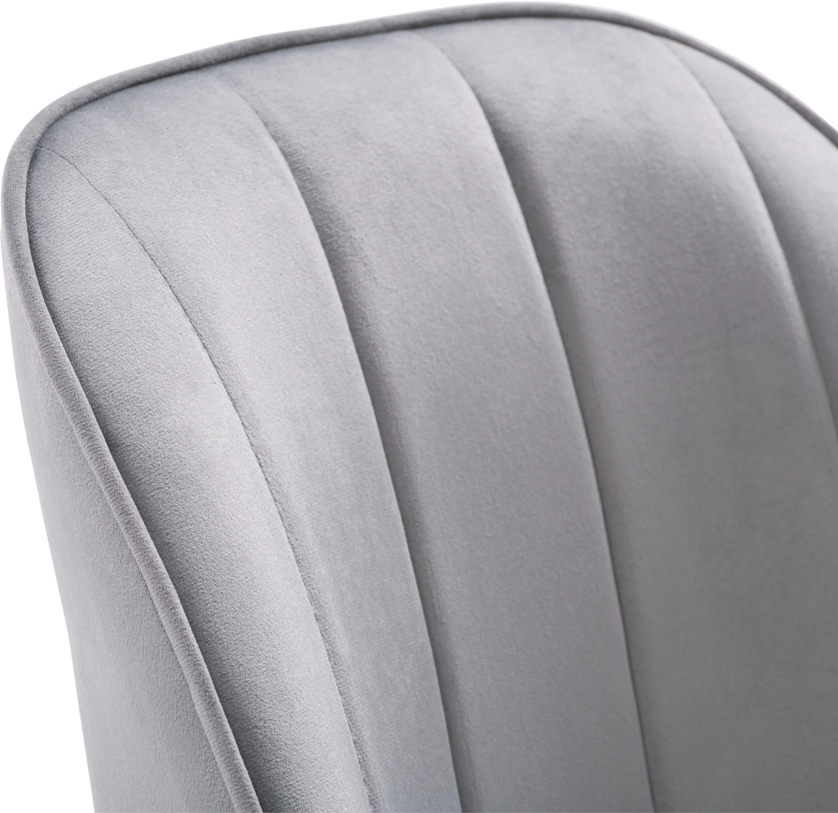 Nash Dark Gray Velvet Tufted Side Chair, Set of 2-5