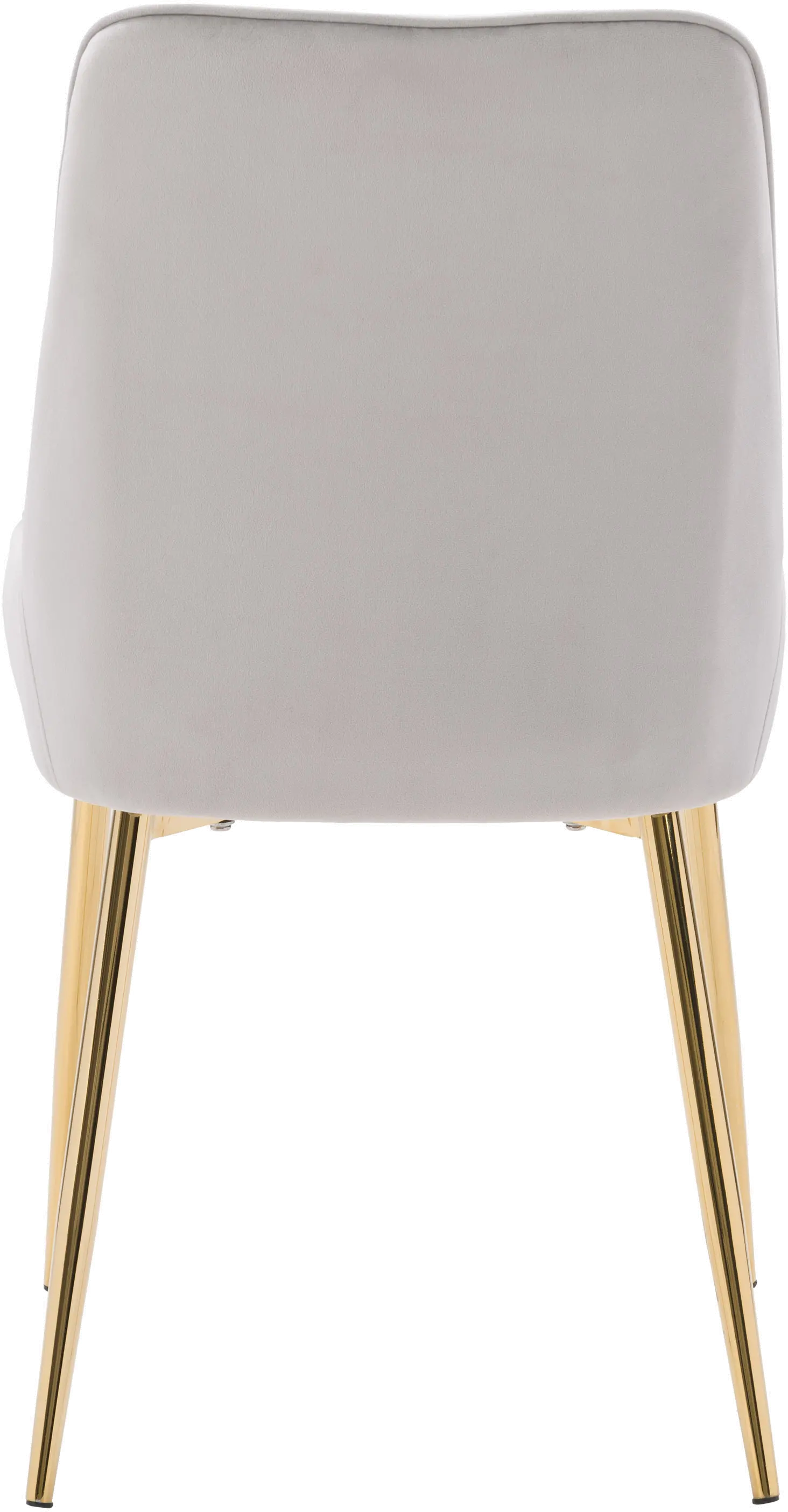 Nash Light Gray Velvet Diamond Side Chair, Set of 2-4