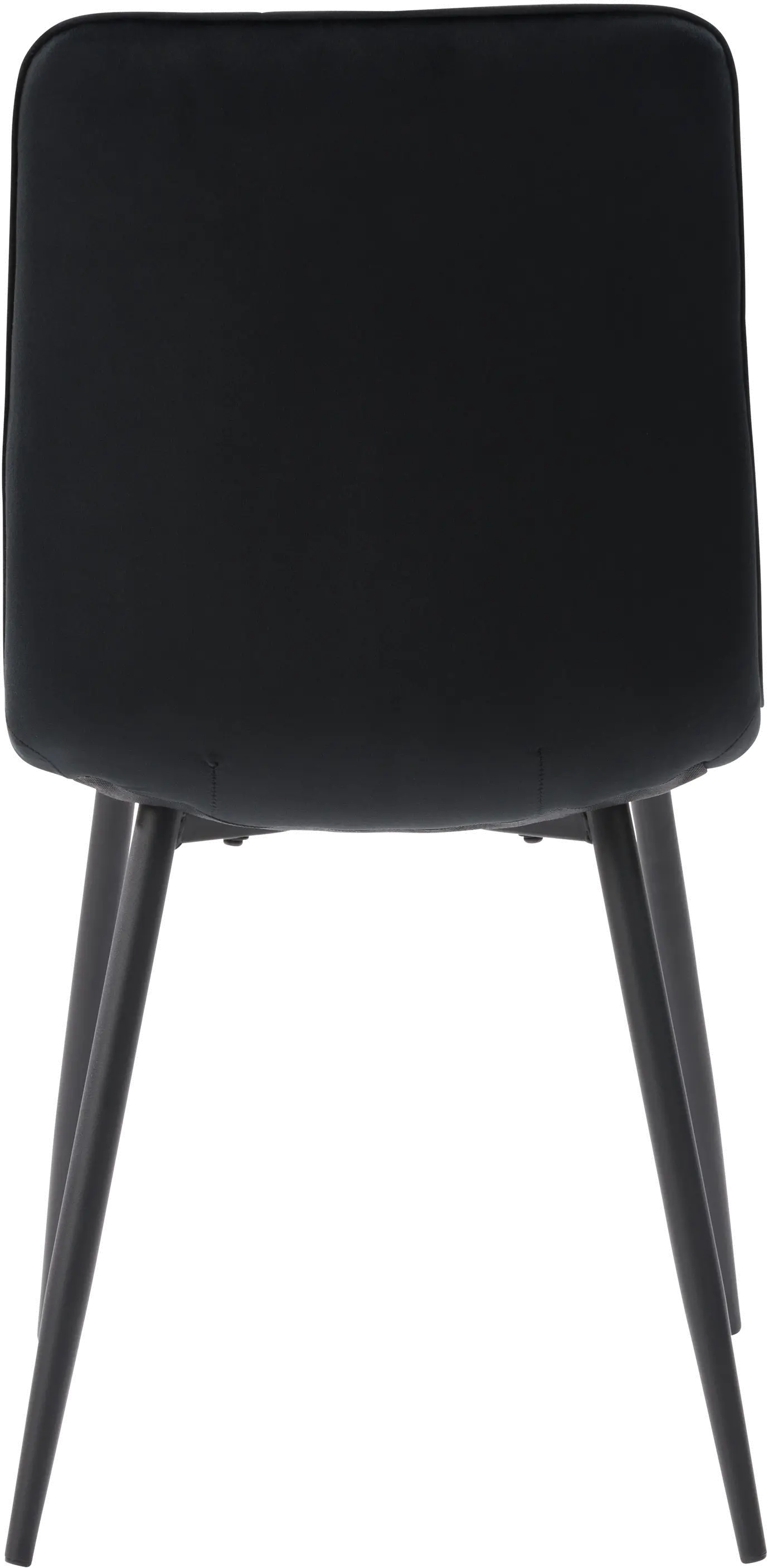Nash Black Velvet Side Chair, Set of 2-4