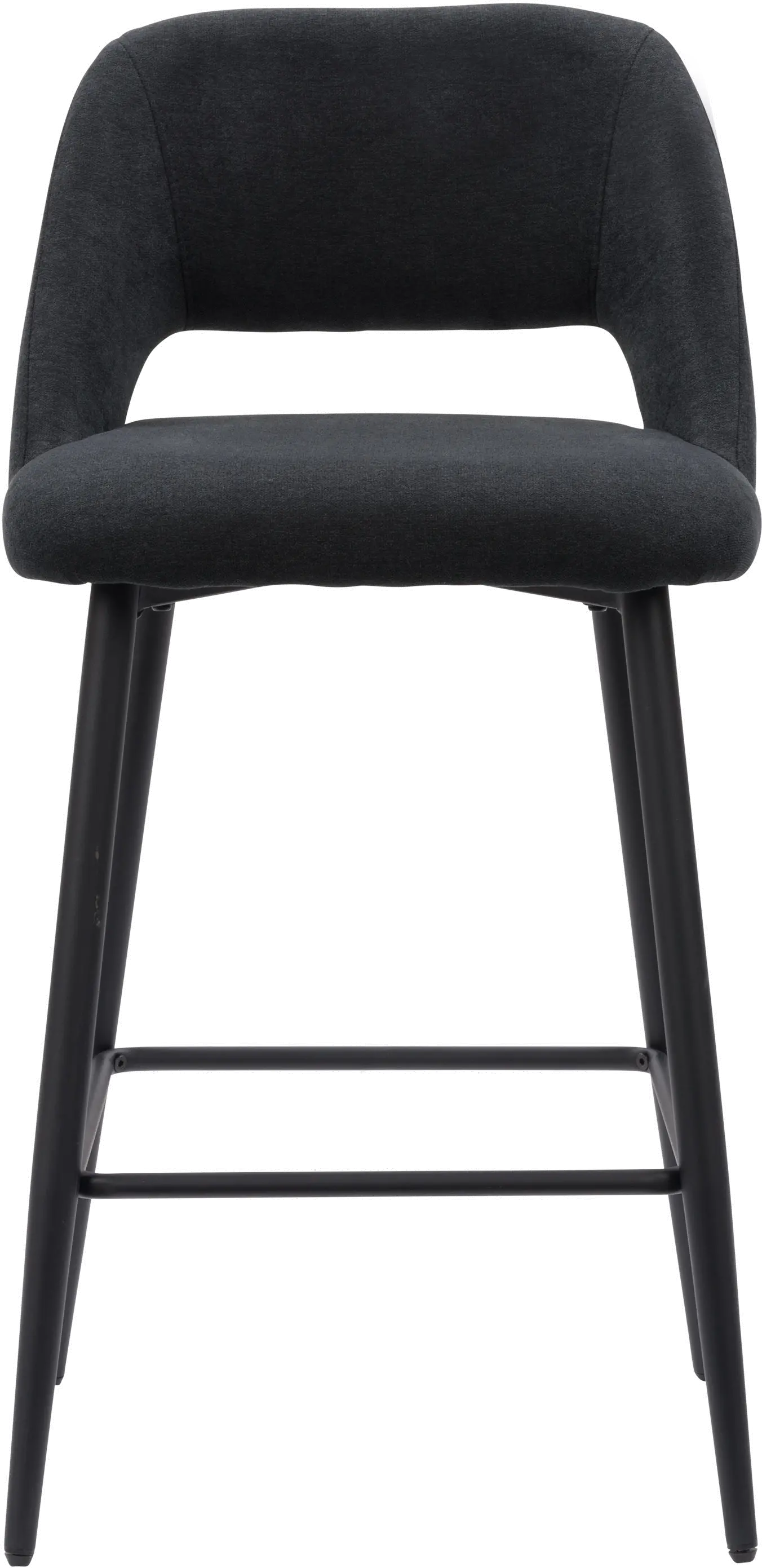 Blakeley Charcoal Velvet Barstool, Set of 2-1
