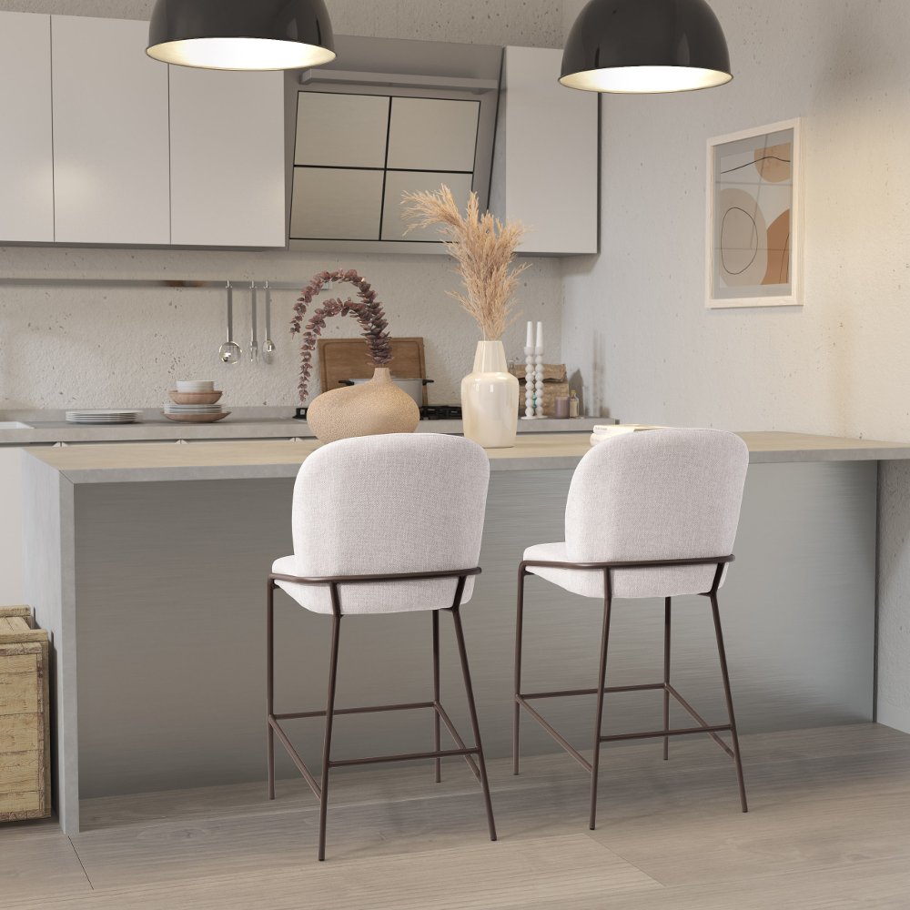 Blakeley Gray Counter Height Barstool