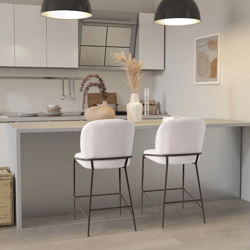 Blakeley Gray Counter Height Barstool