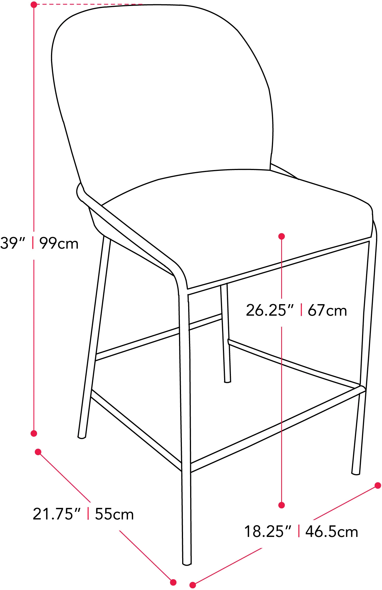 Blakeley Gray Counter Height Barstool-5