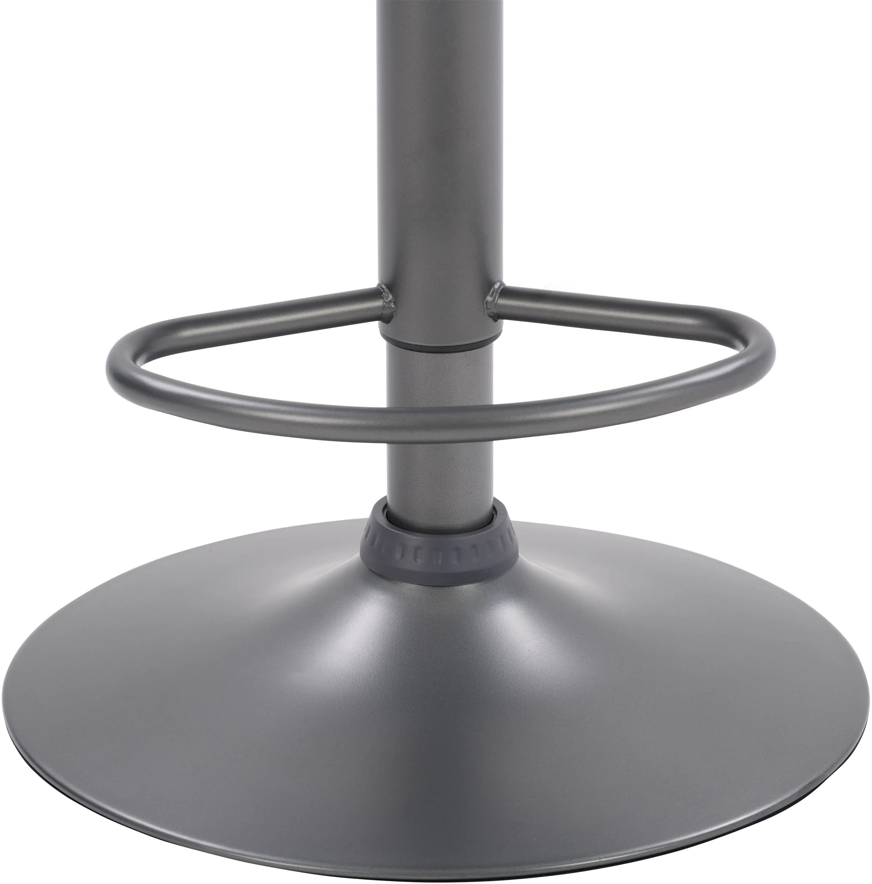 Palmer Light Gray Tufted Adjustable Barstool, Set of 2-6