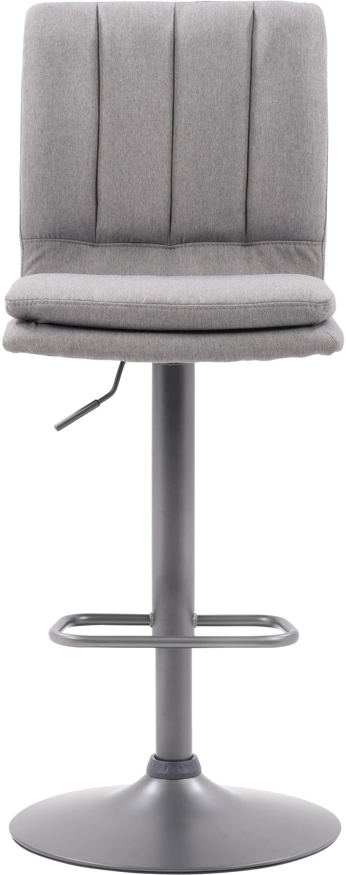 Palmer Gray Tufted High Back Adjustable Barstool, Set of 2-1