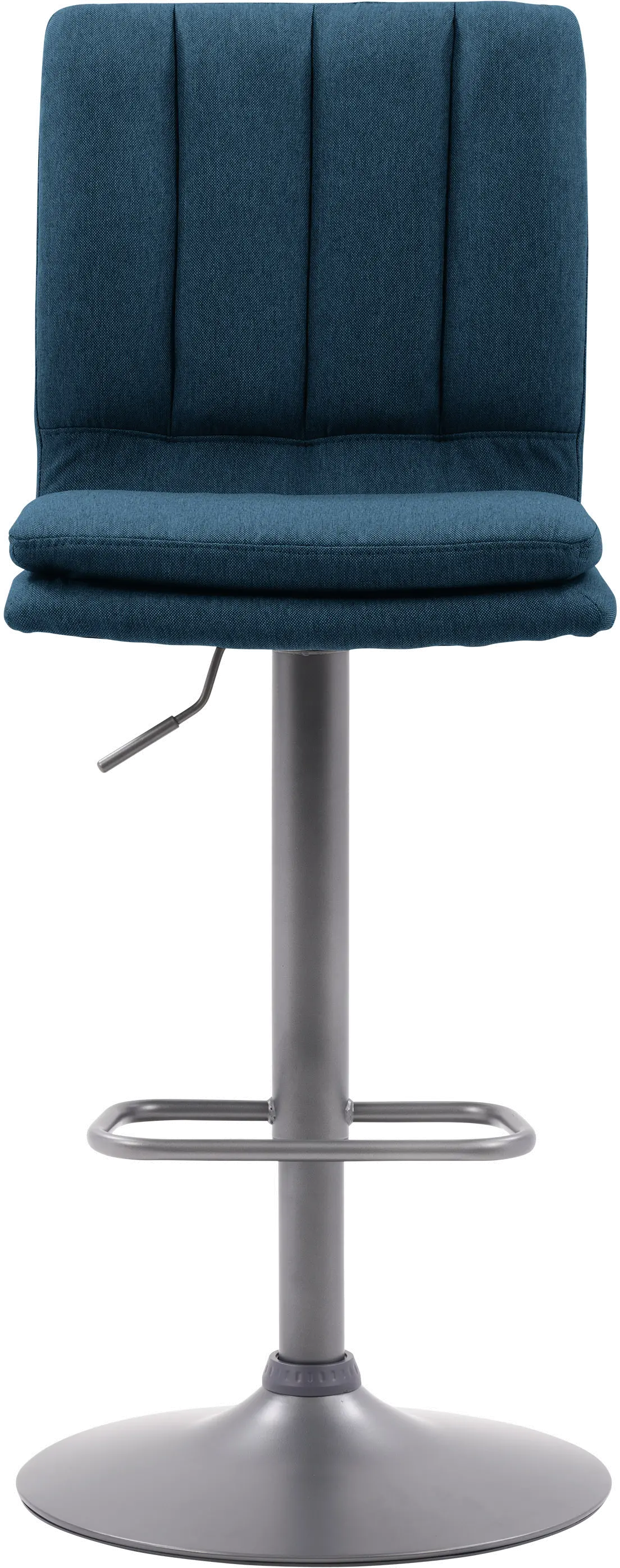 Palmer Blue Tufted High Back Adjustable Barstool, Set of 2-1