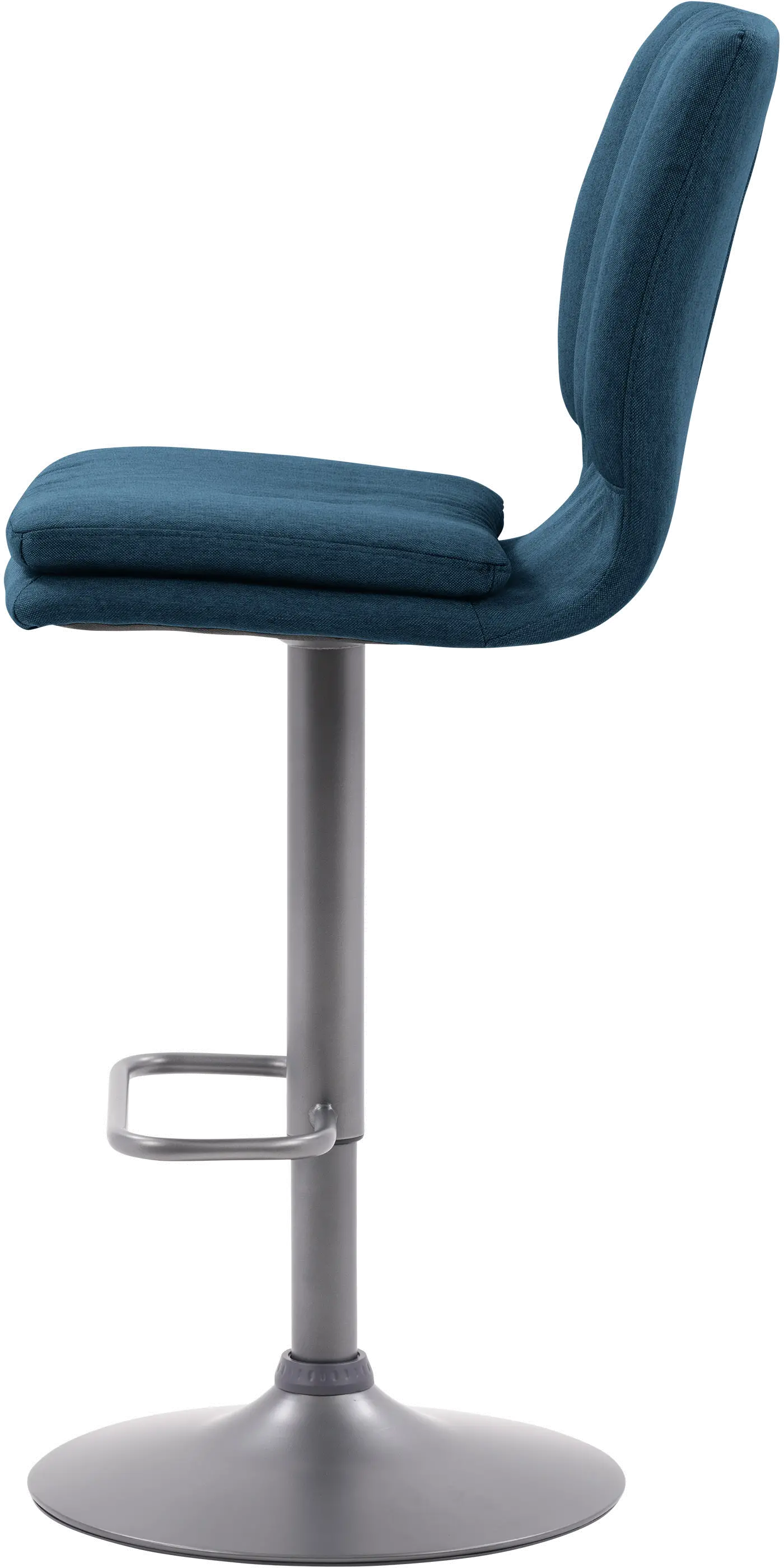 Palmer Blue Tufted High Back Adjustable Barstool, Set of 2-3