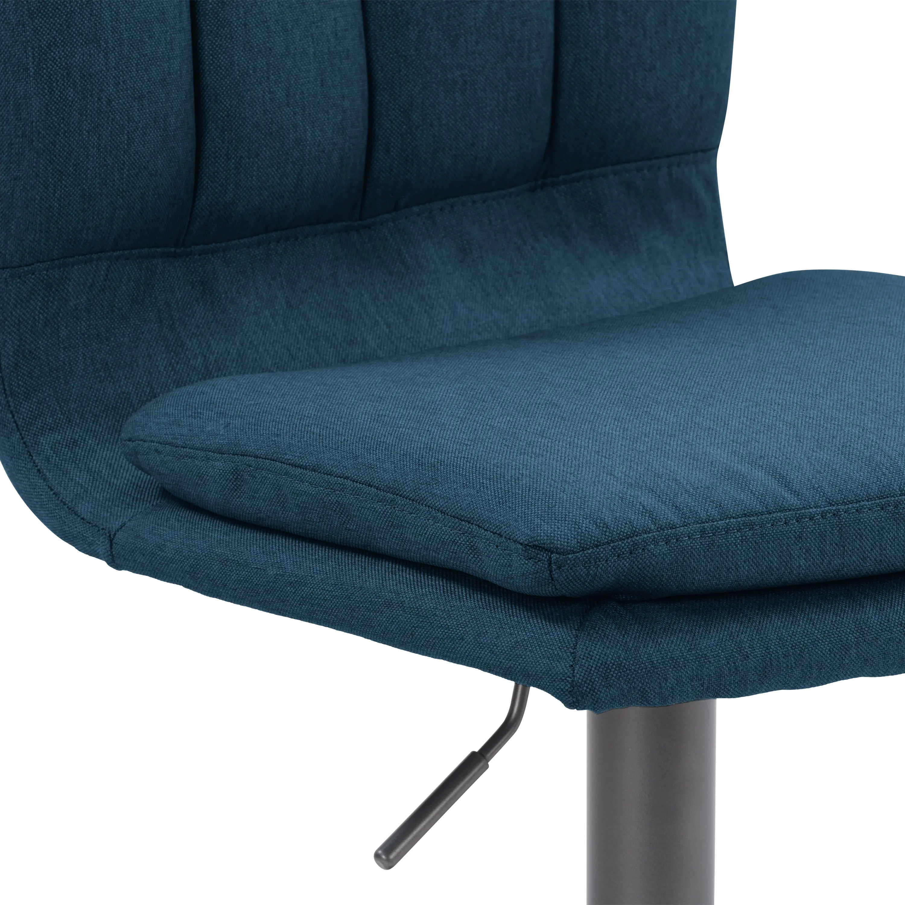 Palmer Blue Tufted High Back Adjustable Barstool, Set of 2-6