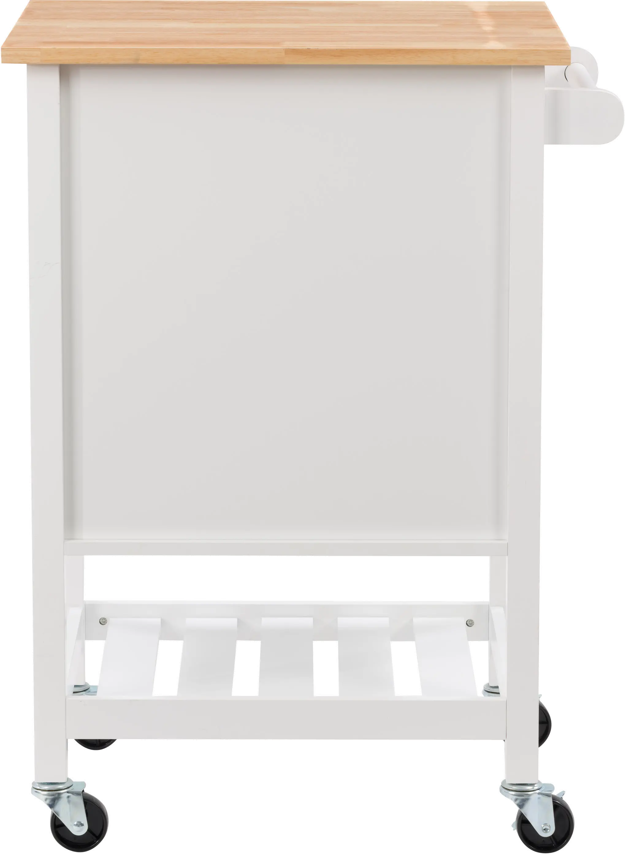 Sage White Wood Kitchen Cart-4