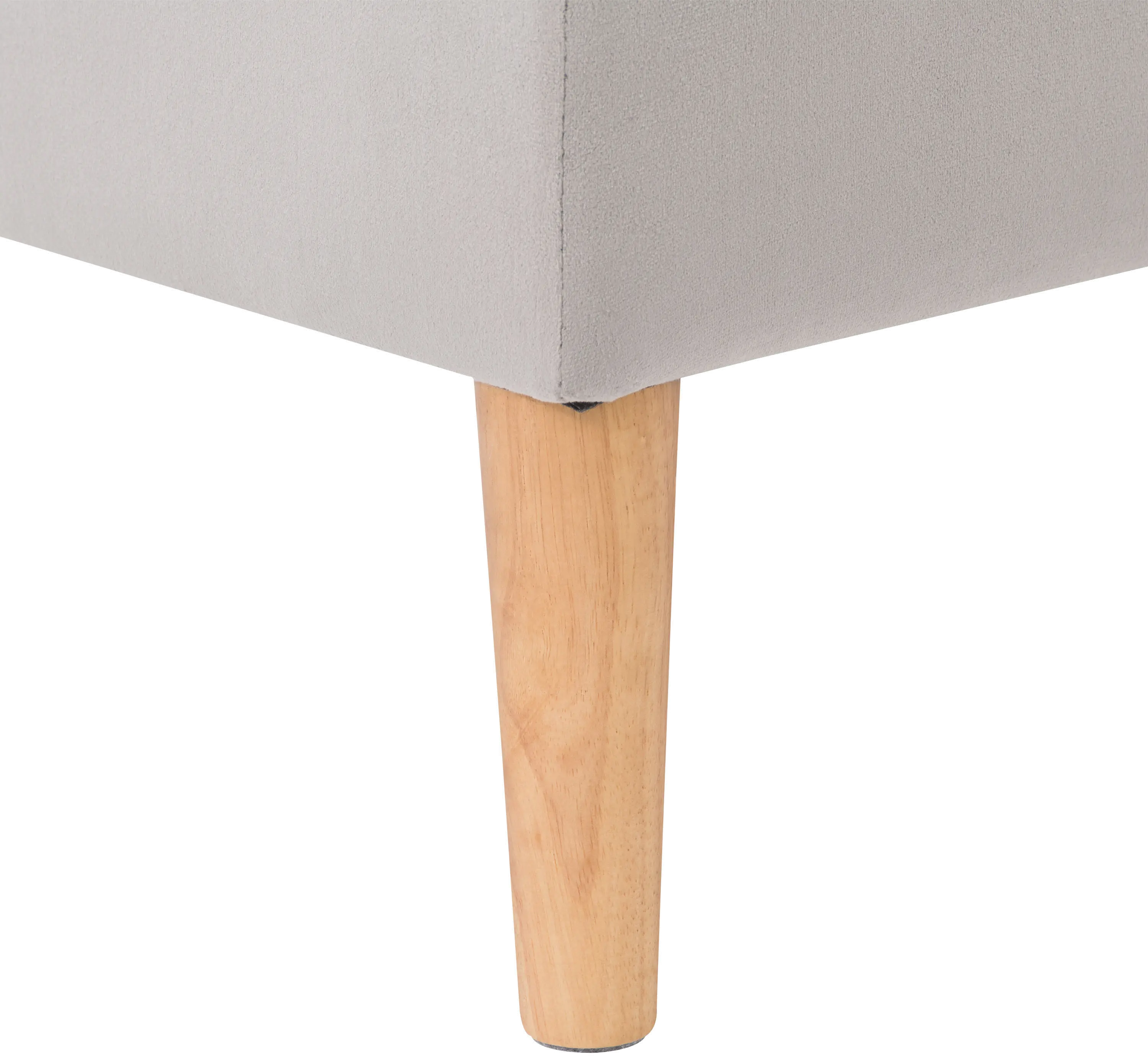 Perry Light Gray Velvet Storage Ottoman-7