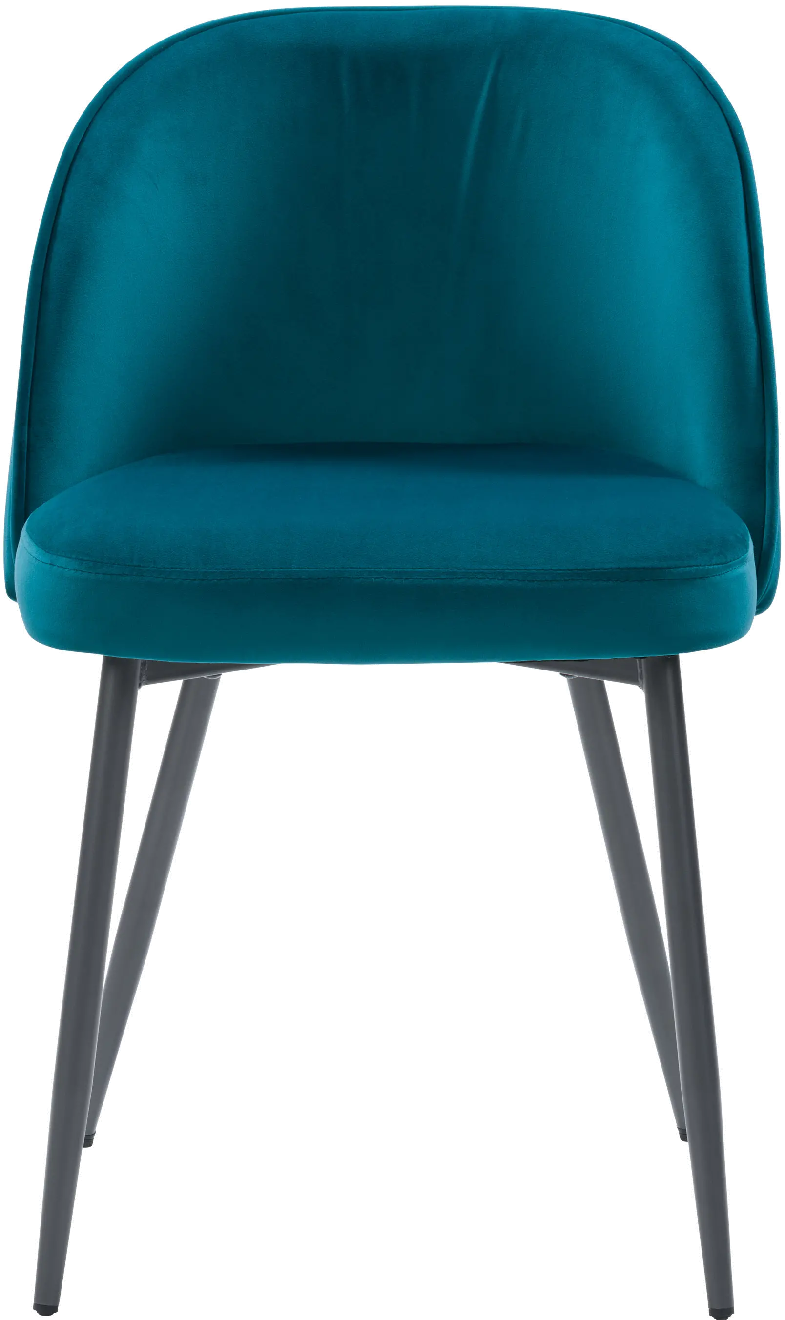 Ayla Teal Velvet Upholstered Accent Chair-1