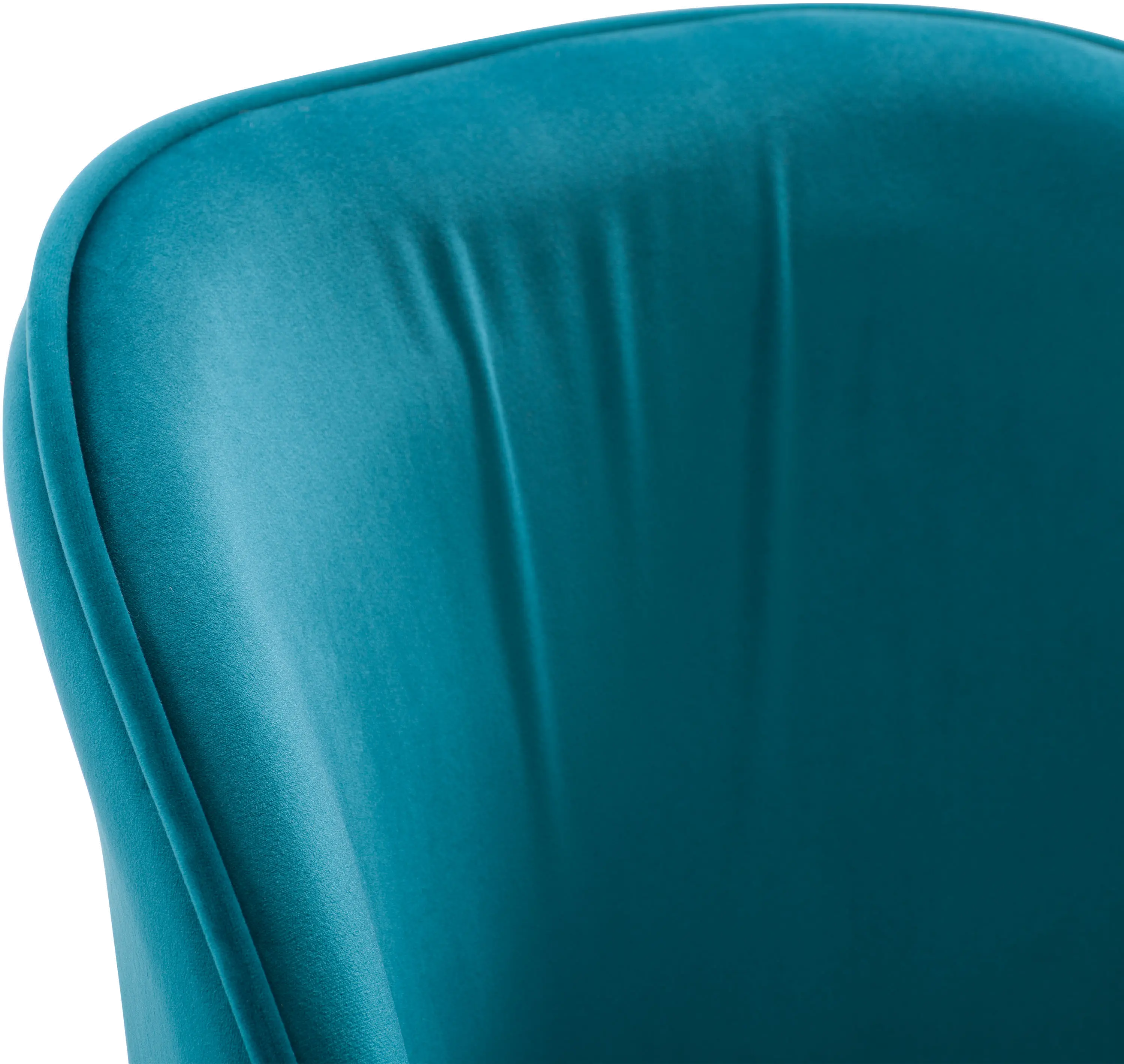 Ayla Teal Velvet Upholstered Accent Chair-6