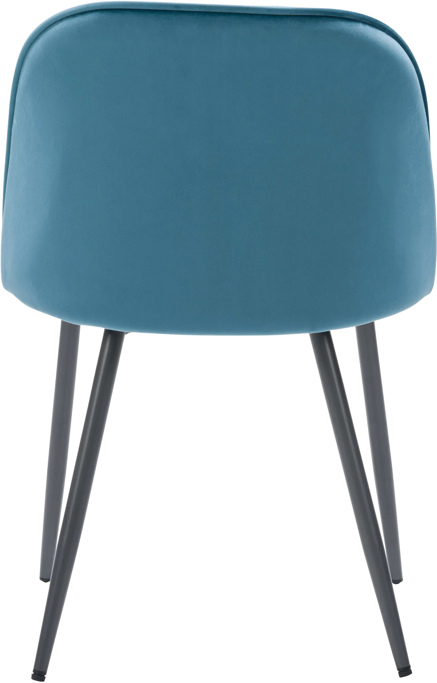 Ayla Blue Velvet Upholstered Accent Chair-5