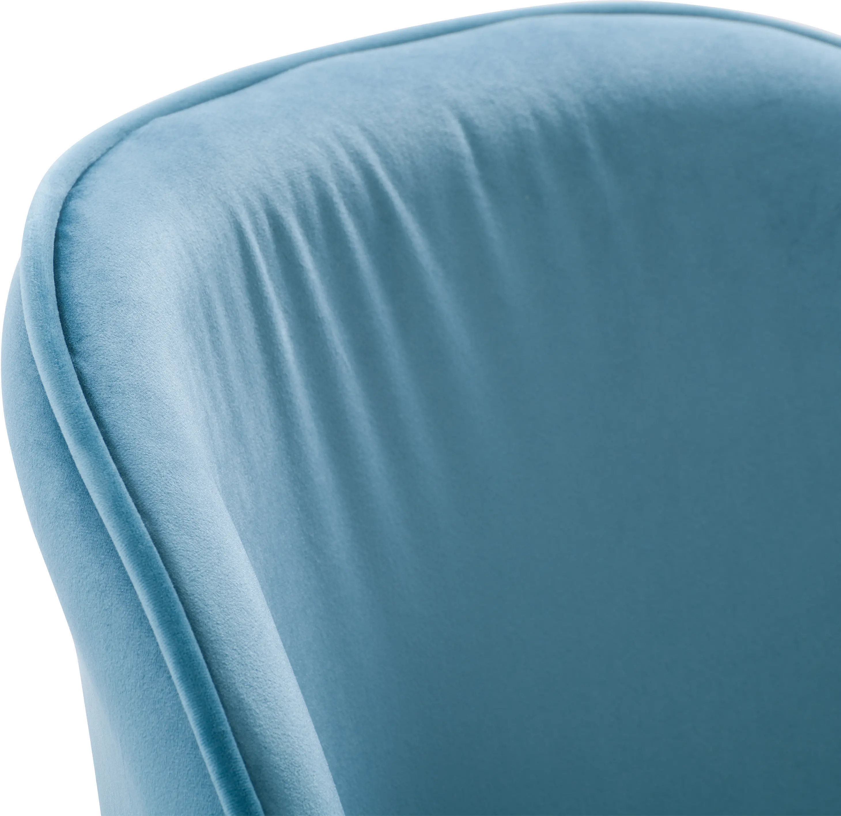 Ayla Blue Velvet Upholstered Accent Chair-6