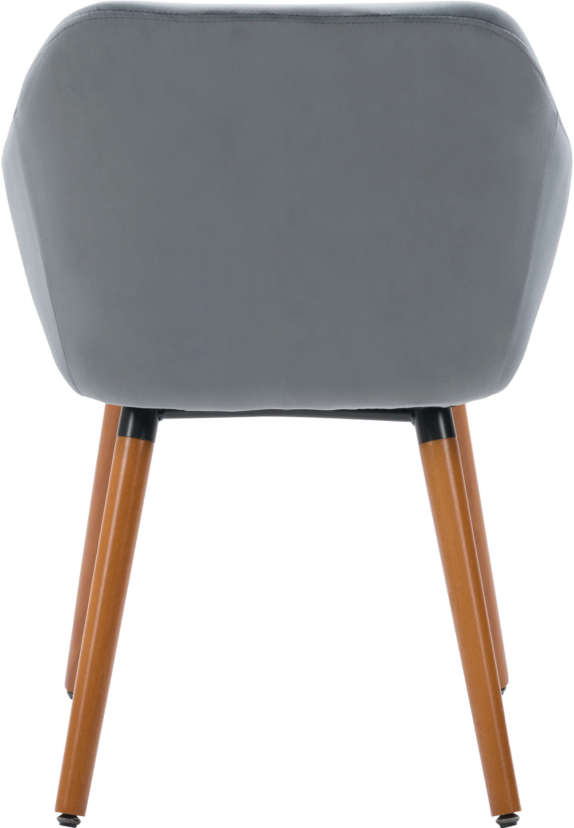 Ayla Gray Velvet Side Chairs, Set of 2-4