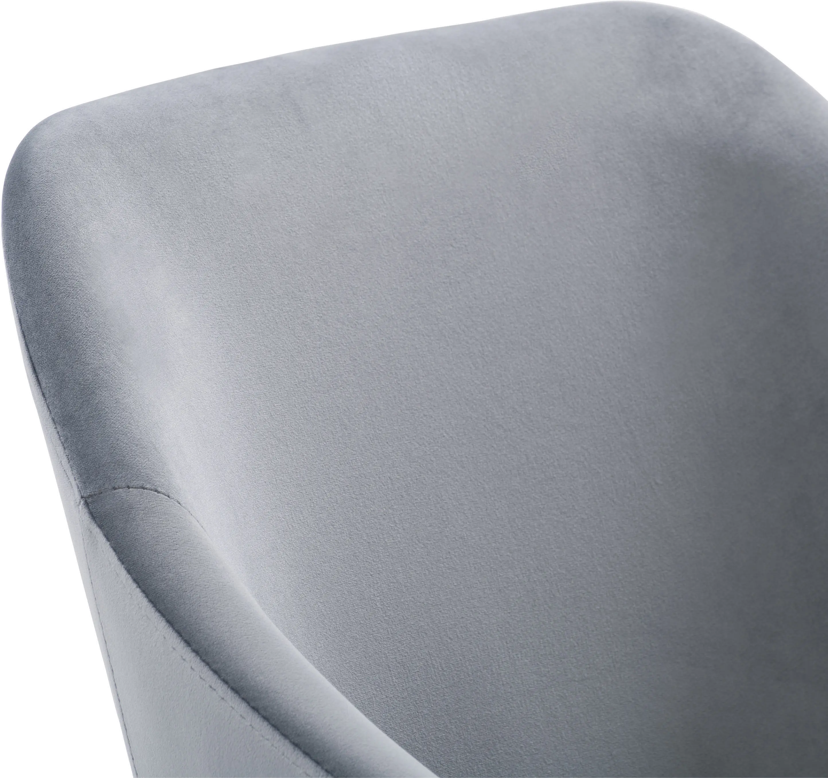 Ayla Gray Velvet Side Chairs, Set of 2-5