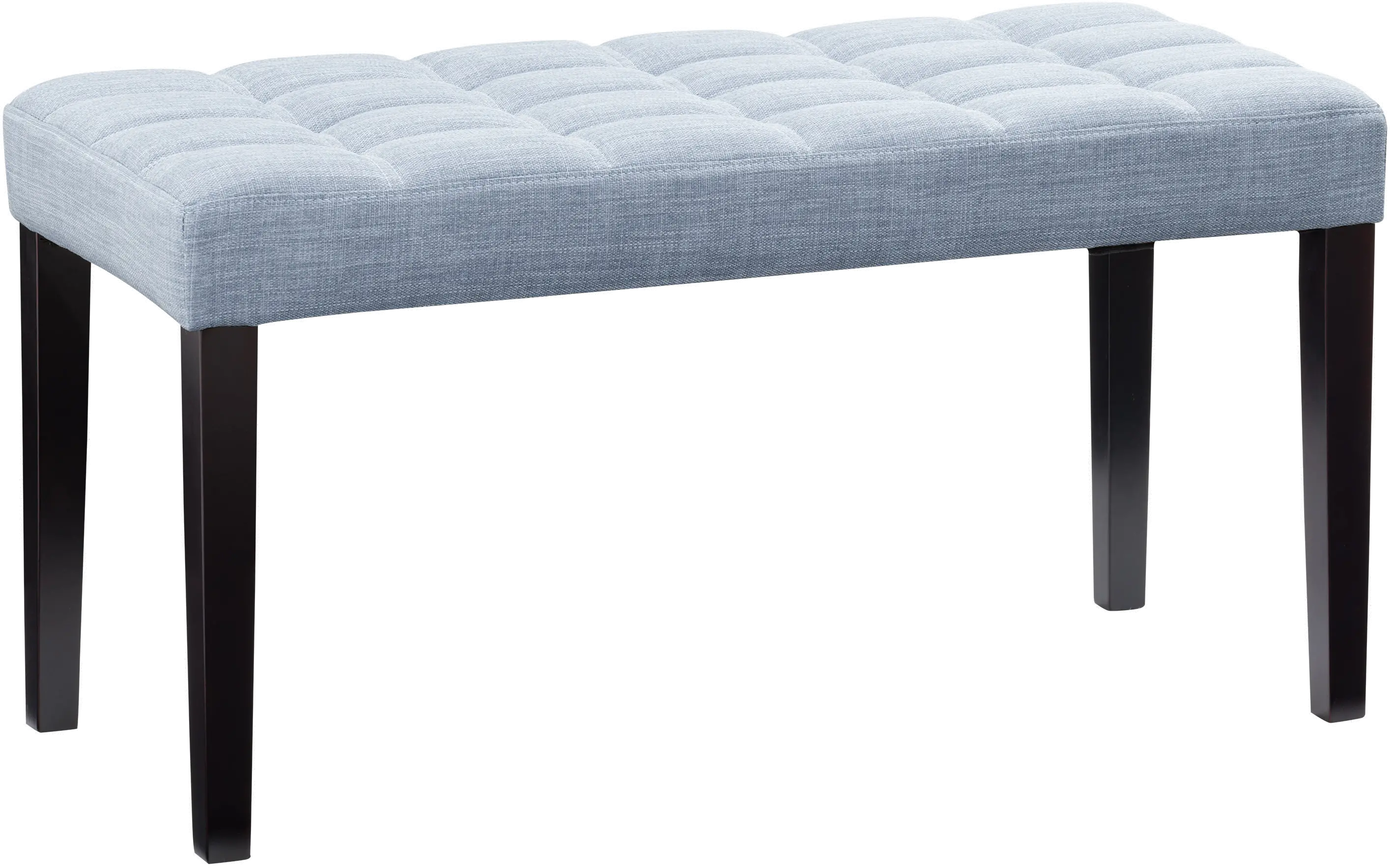 California Light Blue Tufted Bench RC Willey