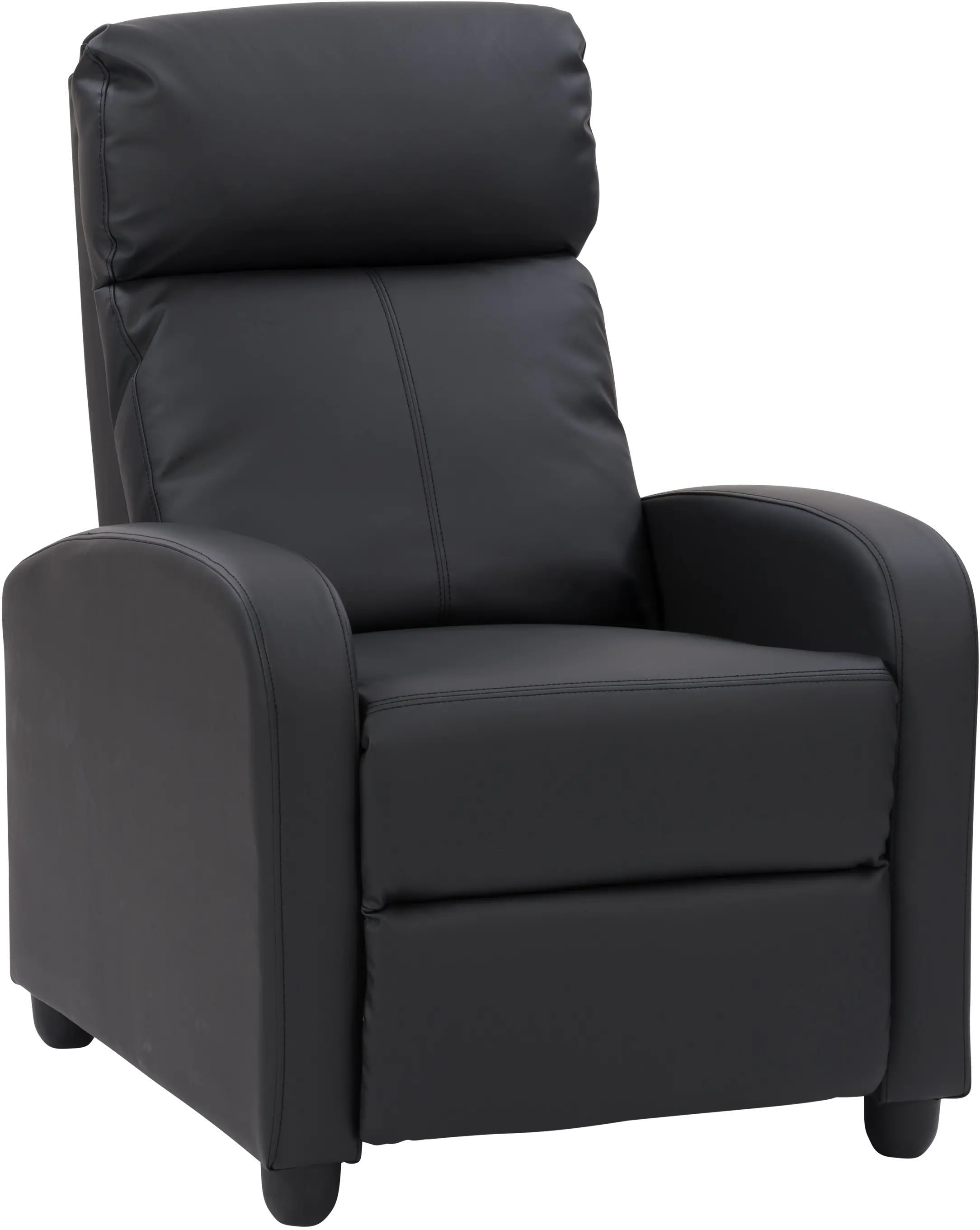 Oren Black Manual Recliner-3
