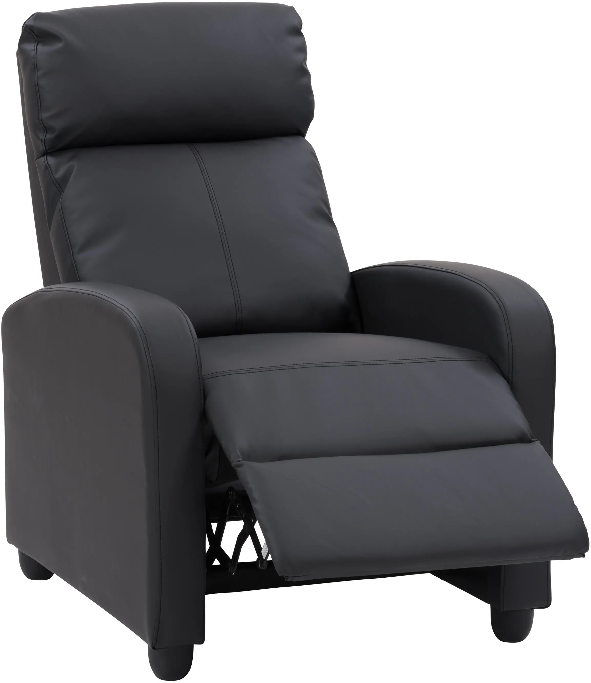 Oren Black Manual Recliner-4