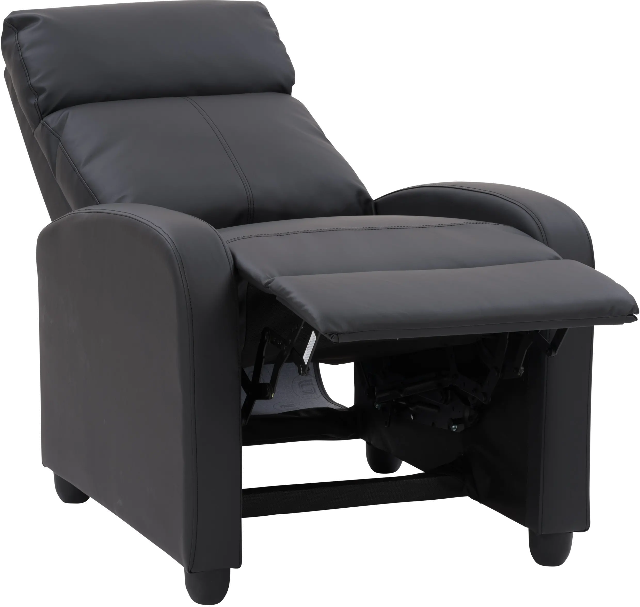 Oren Black Manual Recliner-5