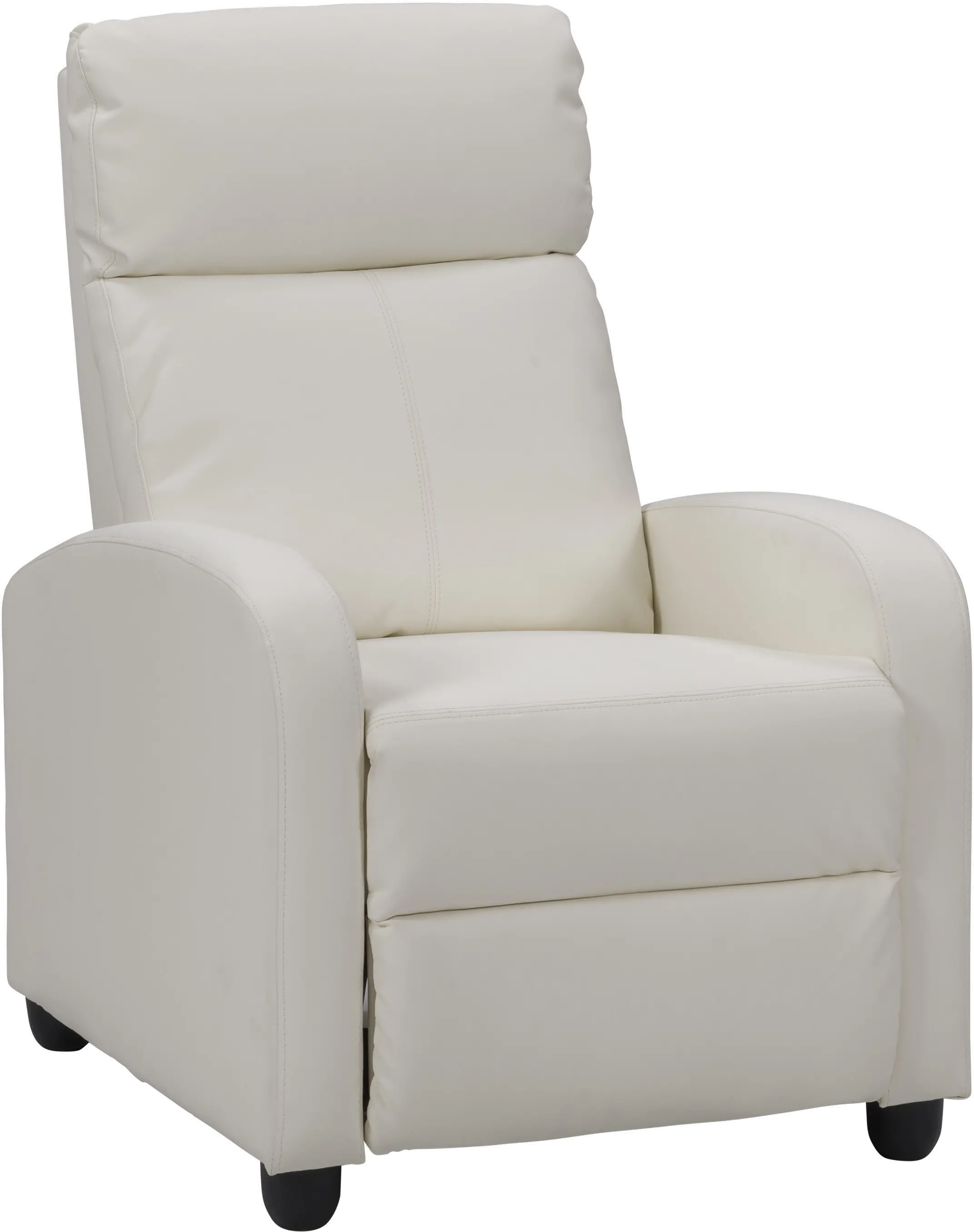 Oren White Manual Recliner-3