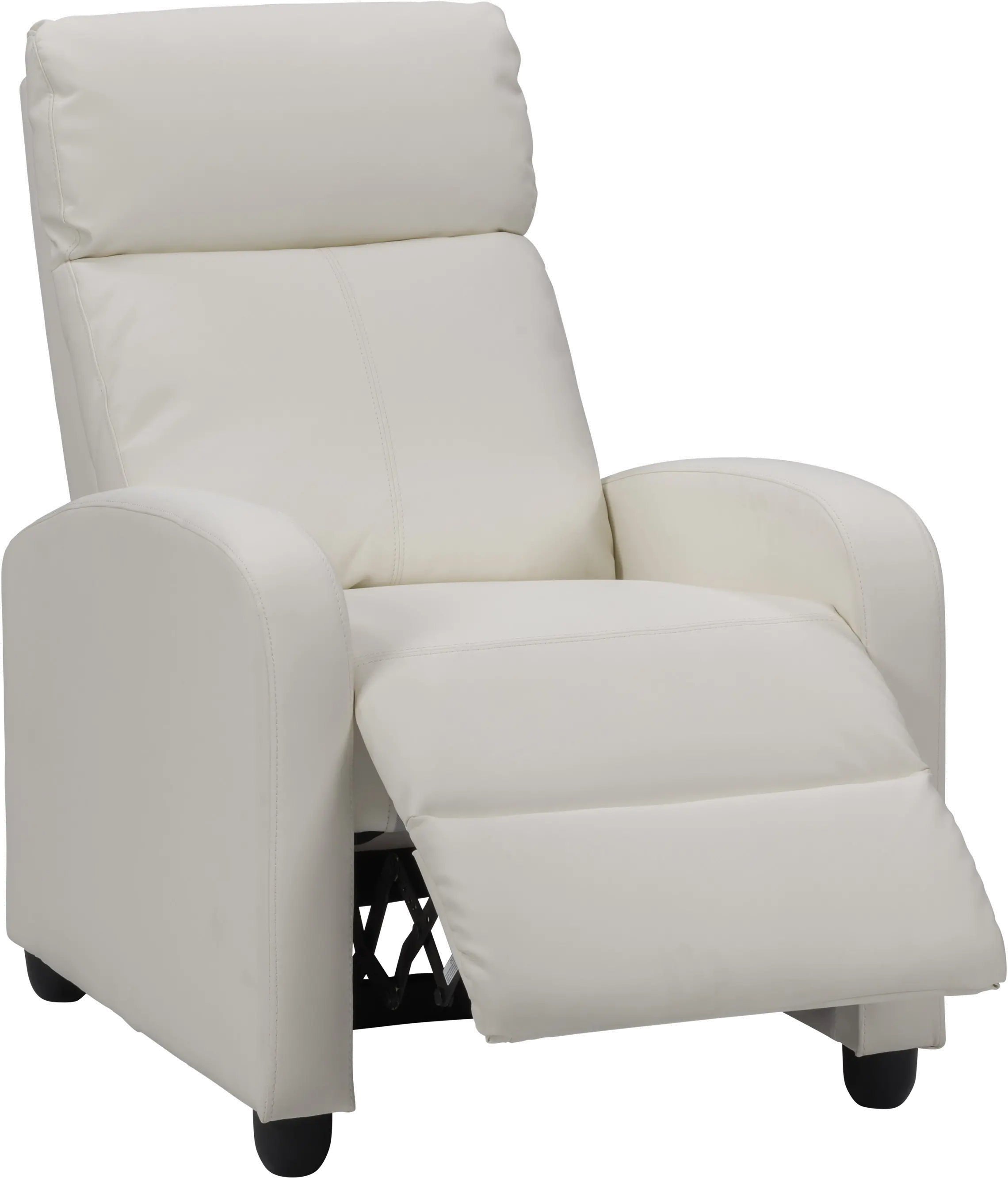 Oren White Manual Recliner-4