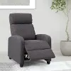 Oren Dark Gray Manual Recliner