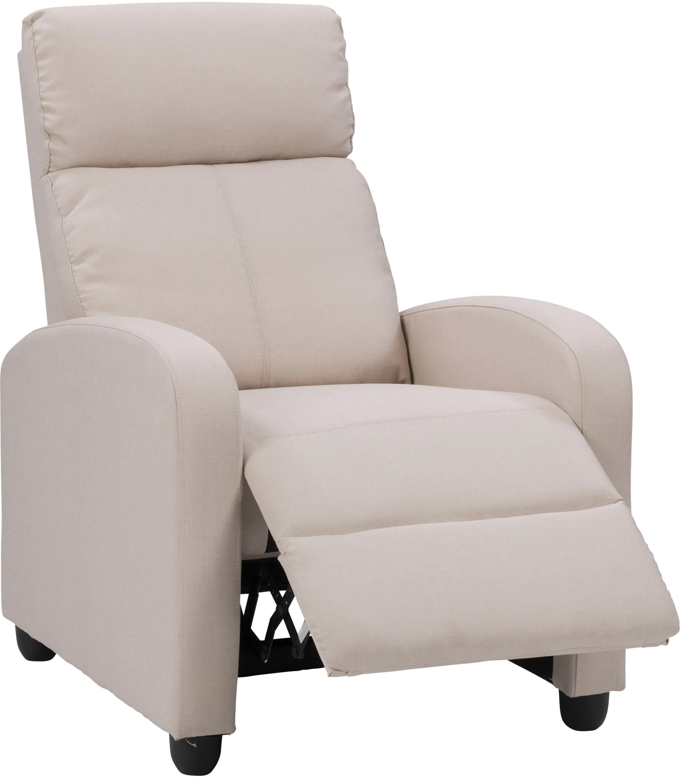 Oren Beige Manual Recliner-4