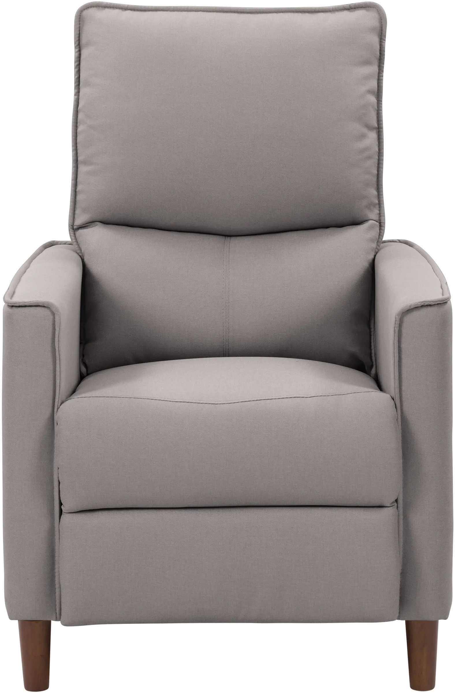 Alder Light Gray Manual Recliner-1