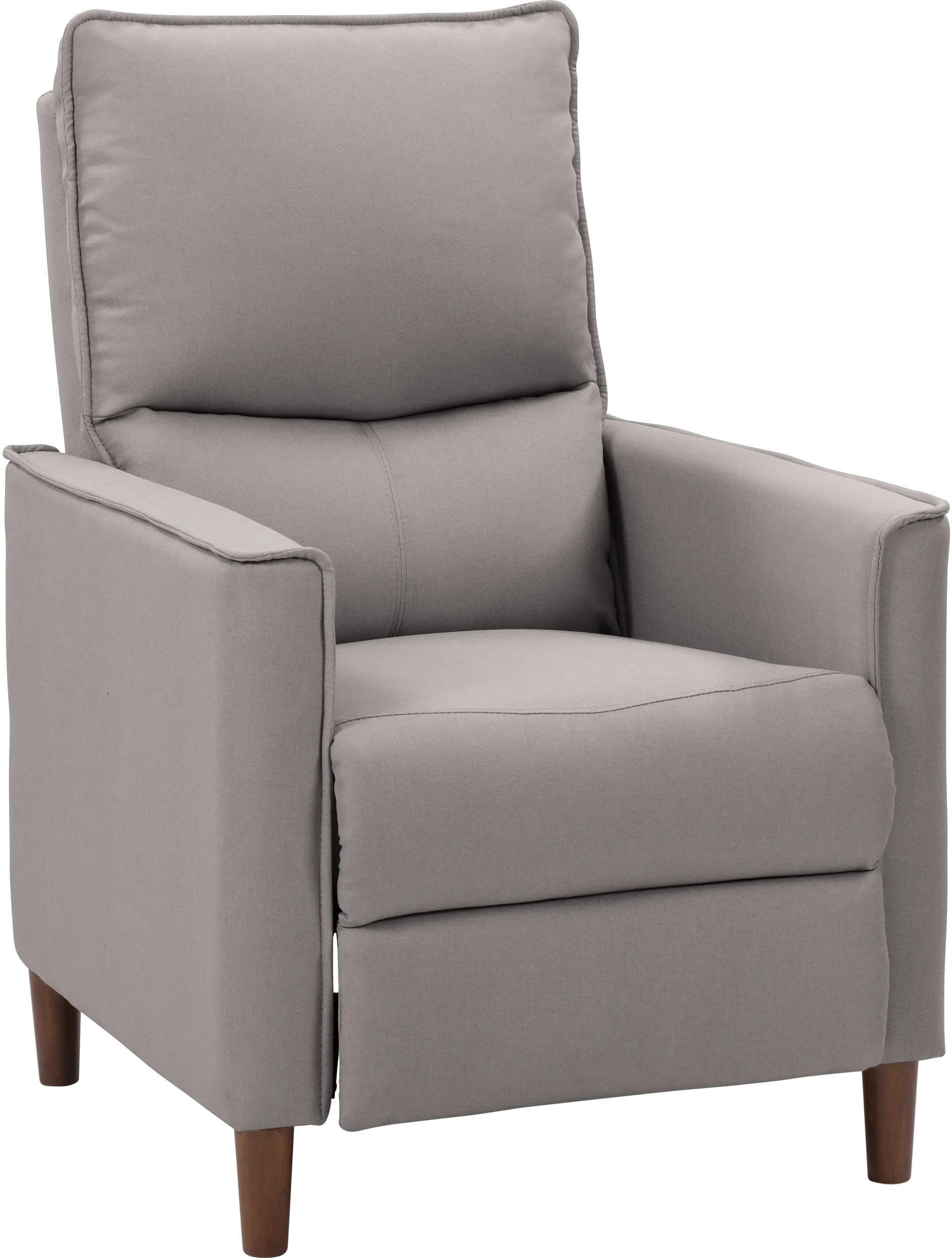 Alder Light Gray Manual Recliner-3