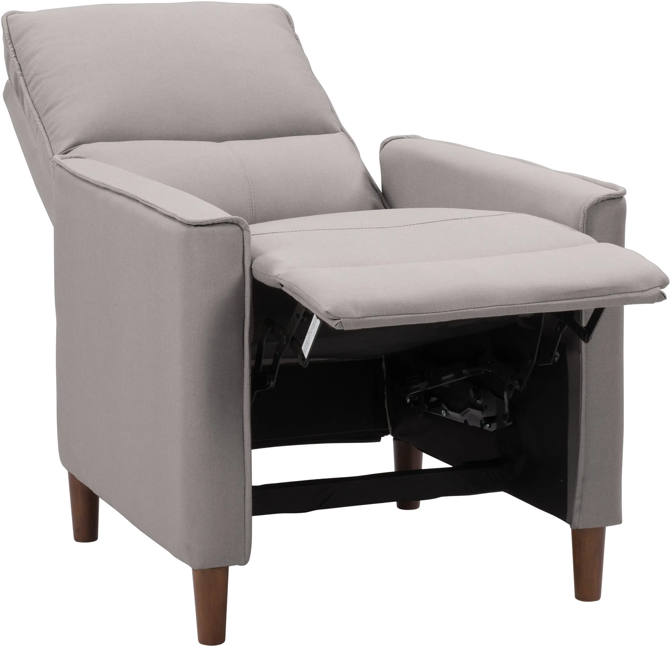 Alder Light Gray Manual Recliner-5