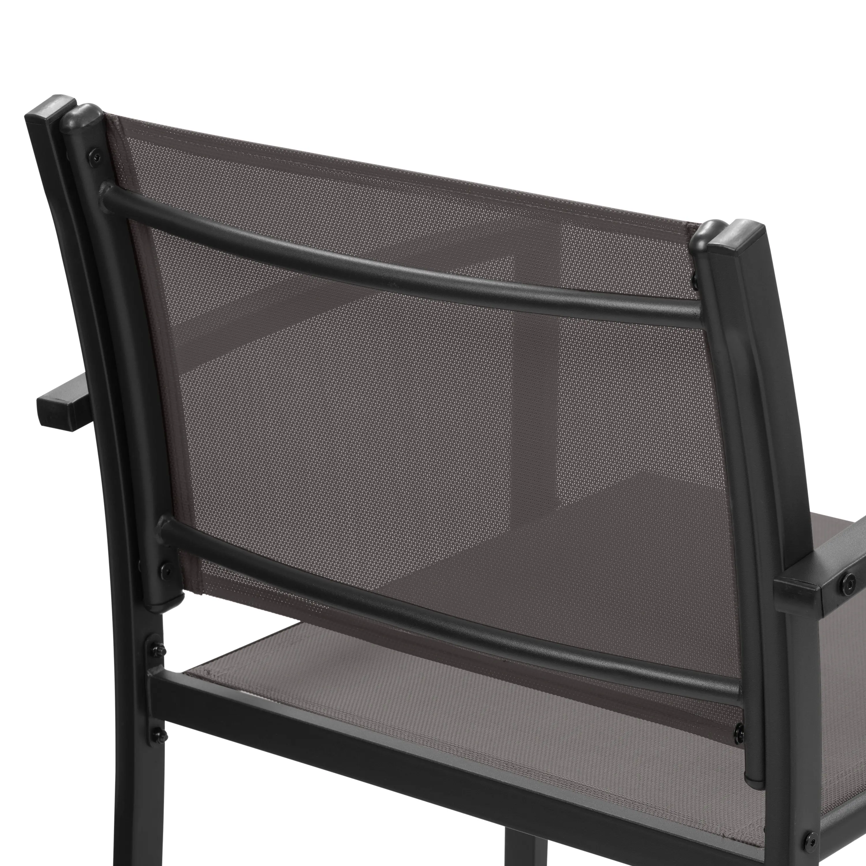 Everett 4 Piece Gray Mesh Patio Conversation Set-6