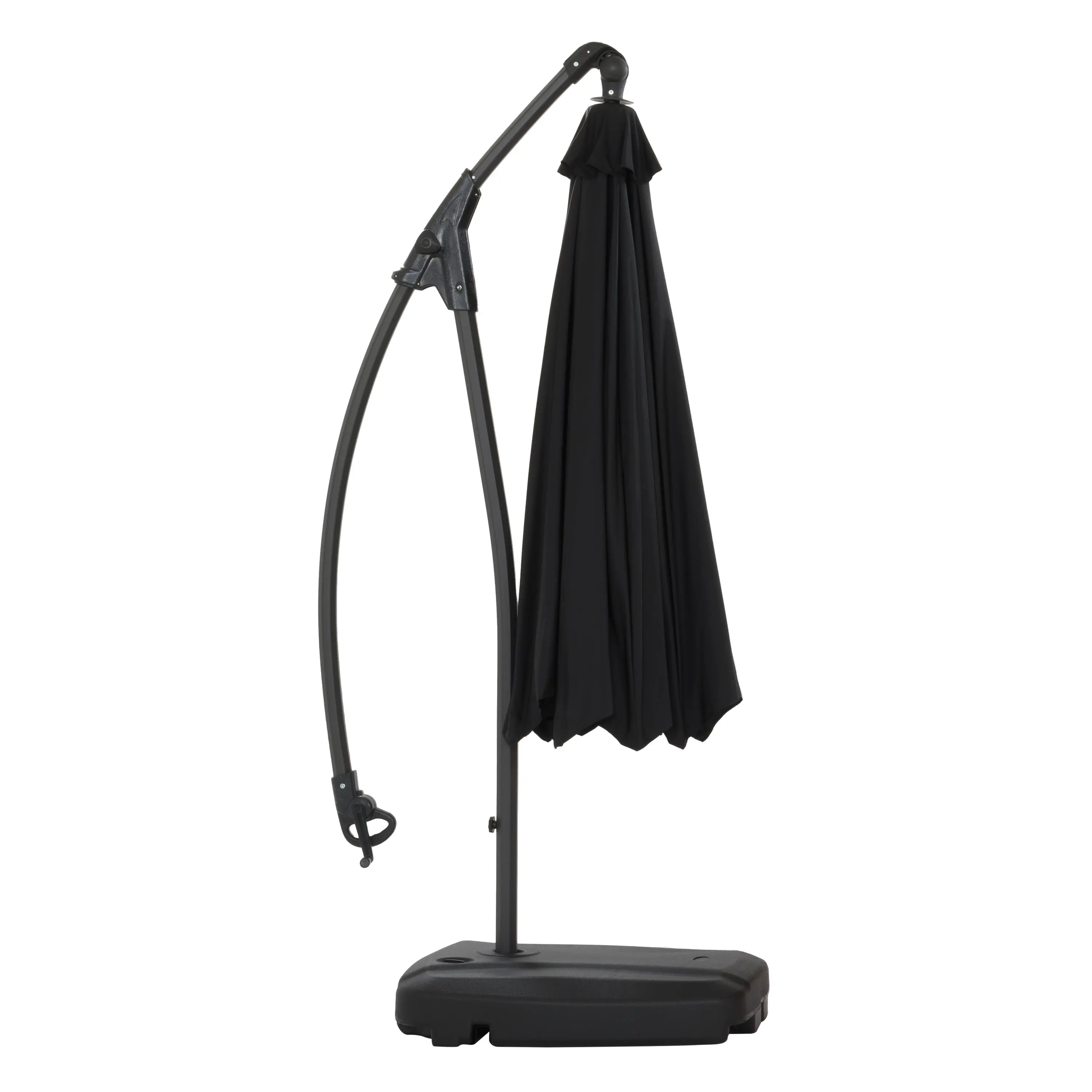 Black Cantilever Patio Umbrella-4