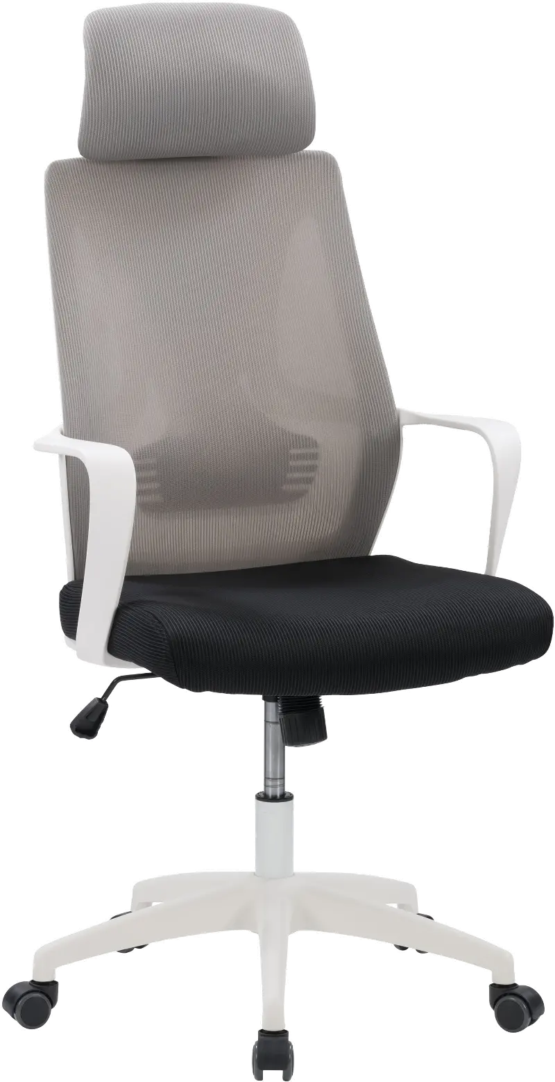 Workspace Gray and Black Mesh Office Chair