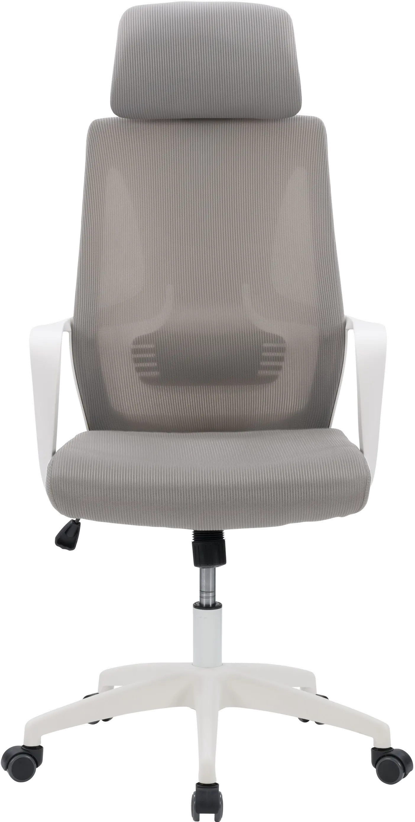 Workspace Gray and White Mesh Office Chair-3